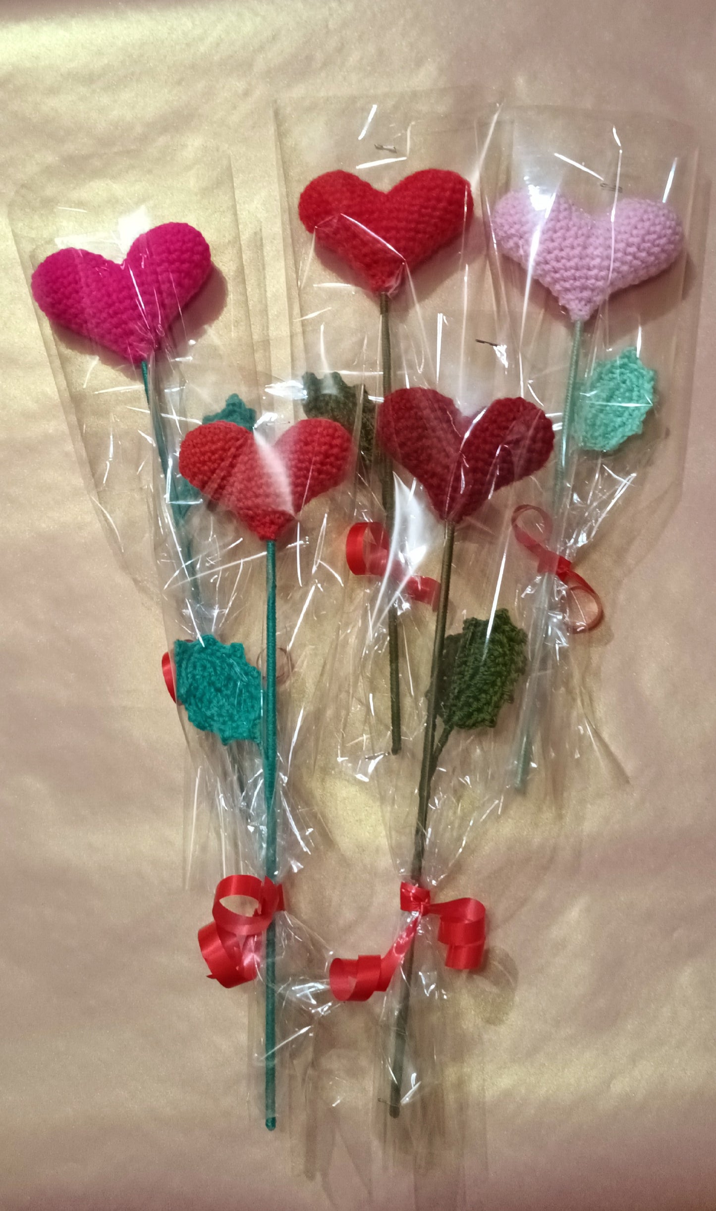 Inimi Croșetate Handmade Decorative - Decorațiuni Elly Roose