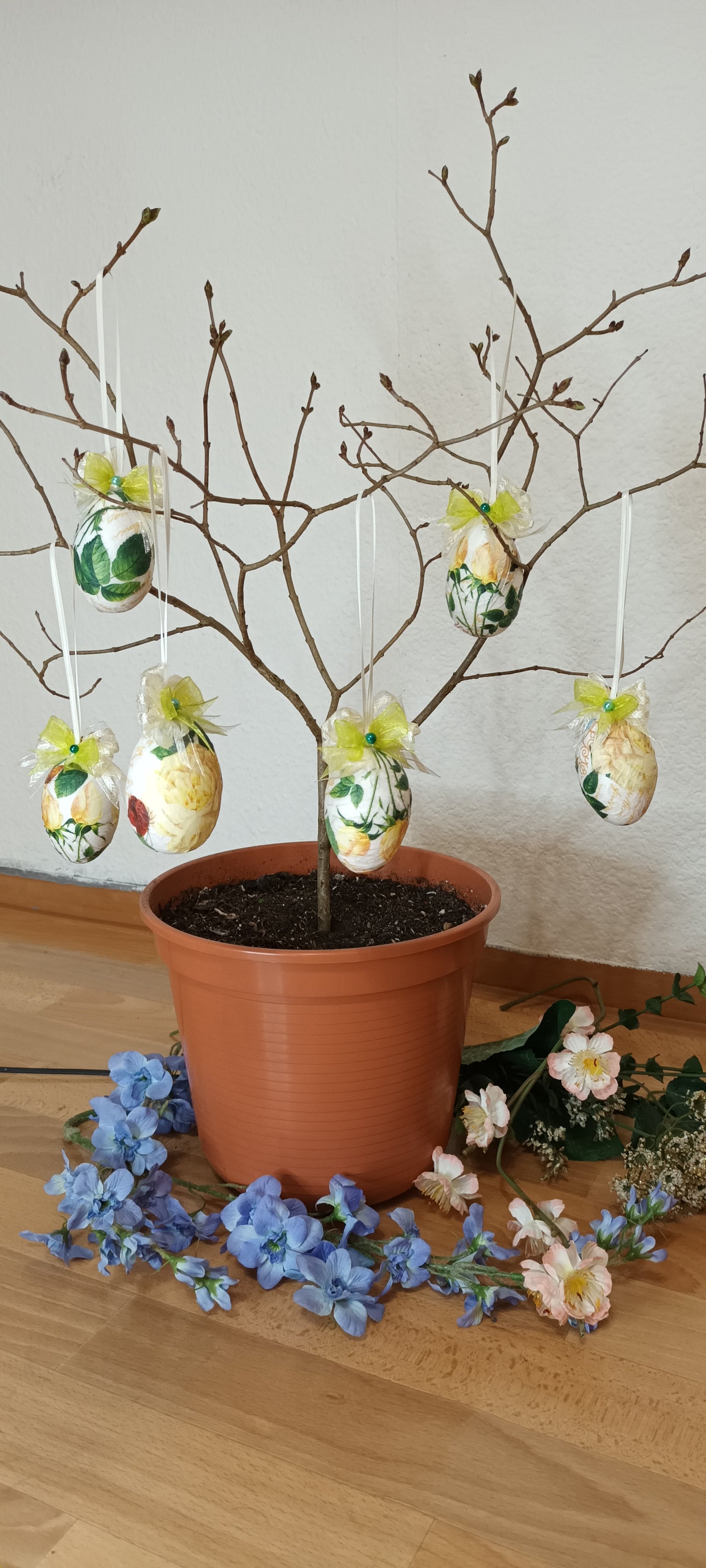 Set 6 Ouă de Paște Handmade - Decorațiuni Tradiționale Elly Roose