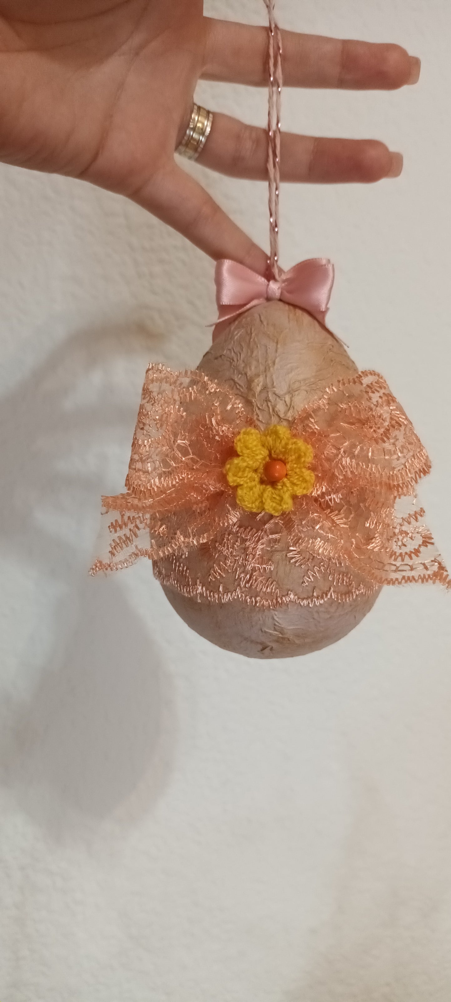 Ou Mare de Paște Handmade Decorativ - Decorațiuni Elly Roose