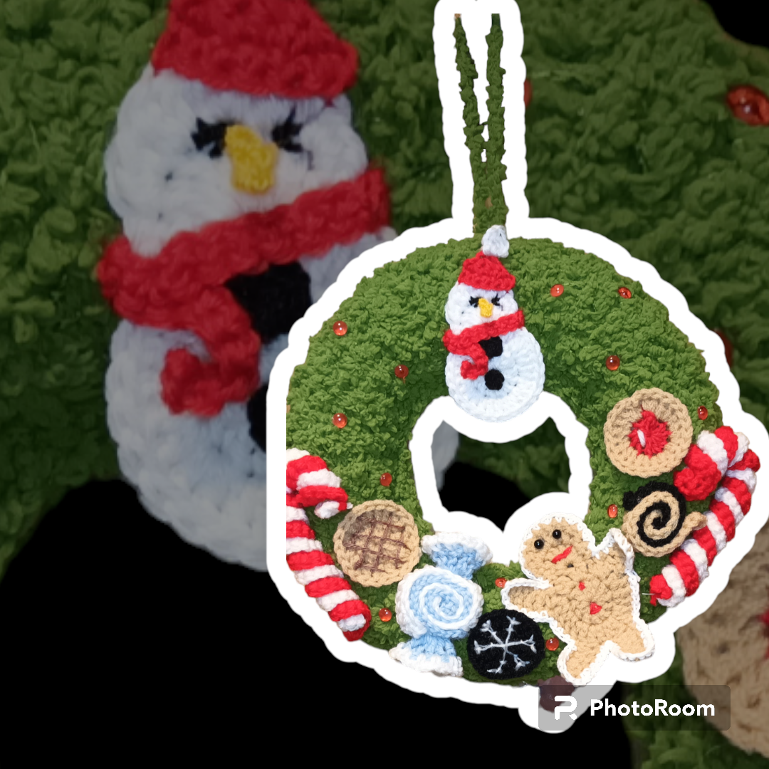 Coronița de Crăciun Croșetată Handmade - Decorațiuni Elly Roose