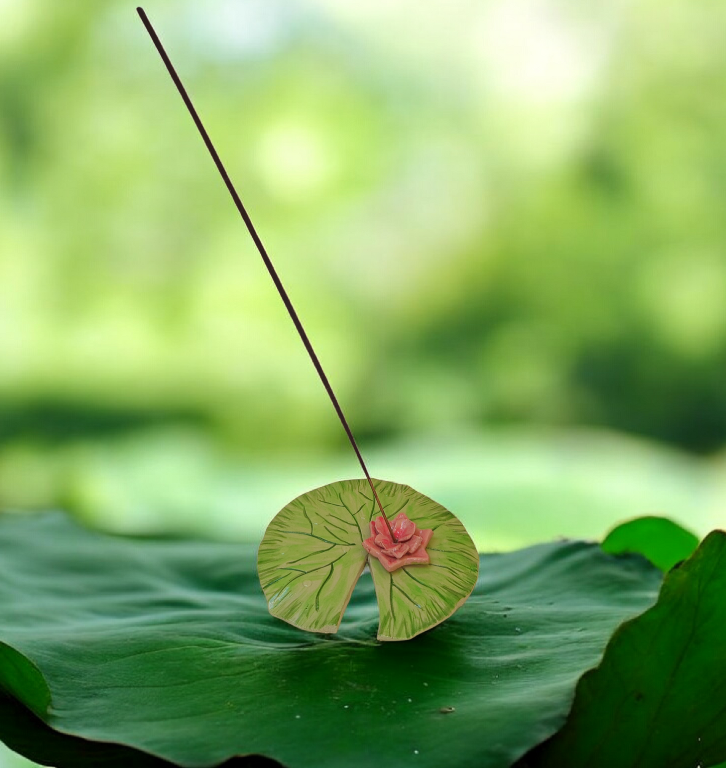 Suport Nufăr pentru Bețișoare Parfumate Handmade - Lut Polimeric Elly Roose