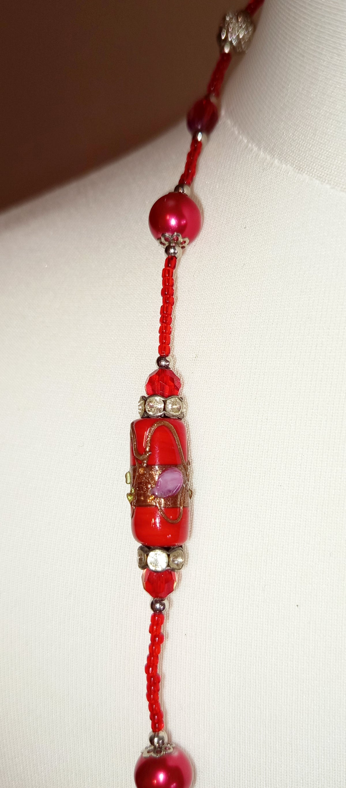 Glass necklace