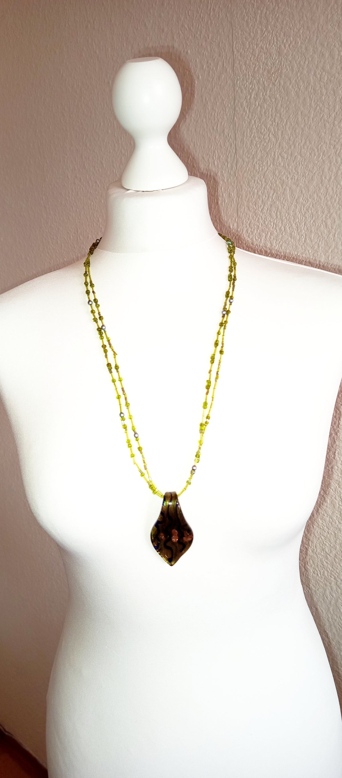 Glass necklace