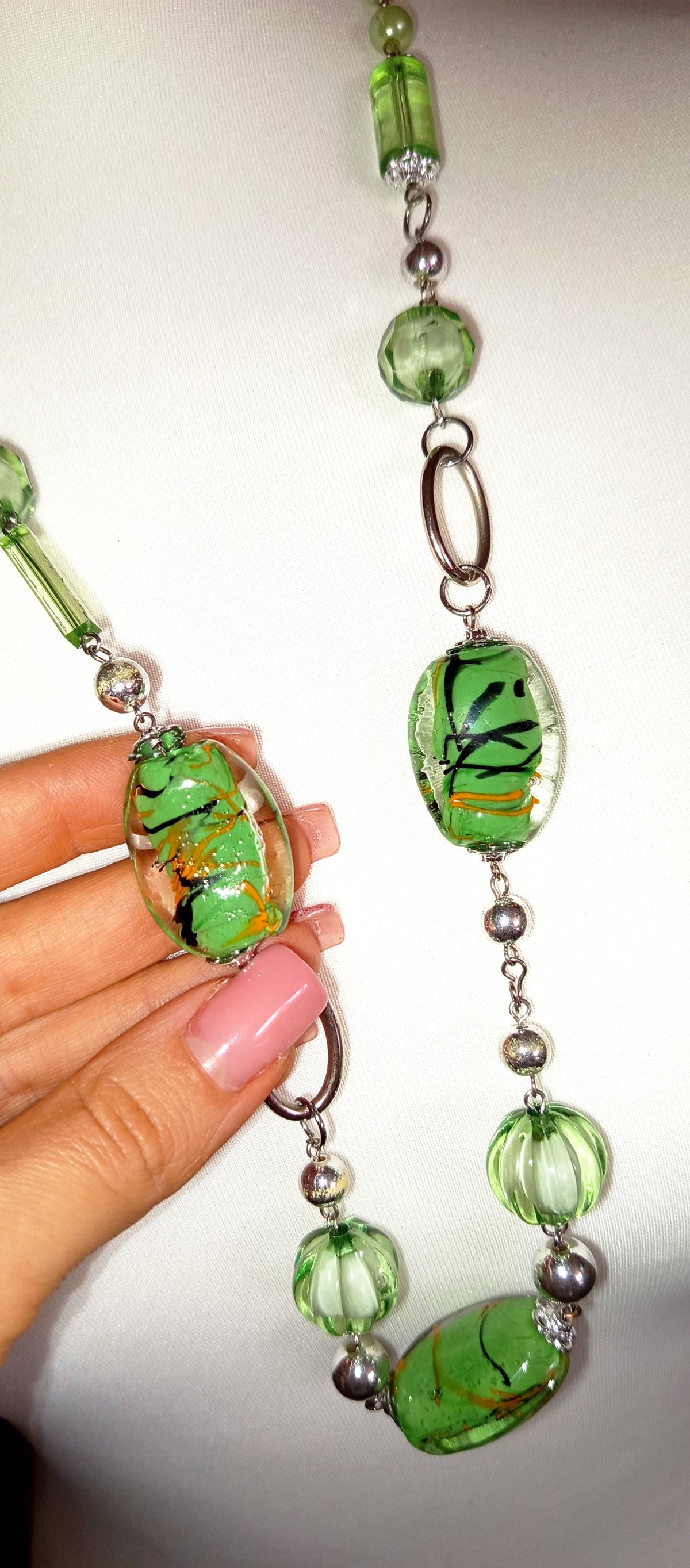 Glass necklace