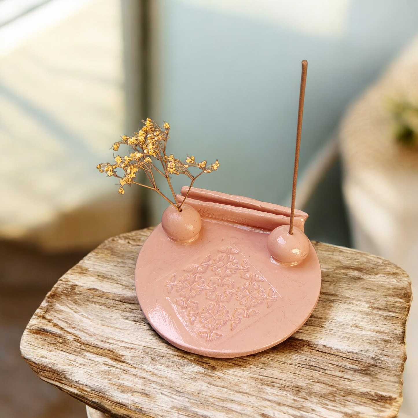 Suport Handmade pentru Bețișoare Parfumate - Lut Polimeric Artizanal