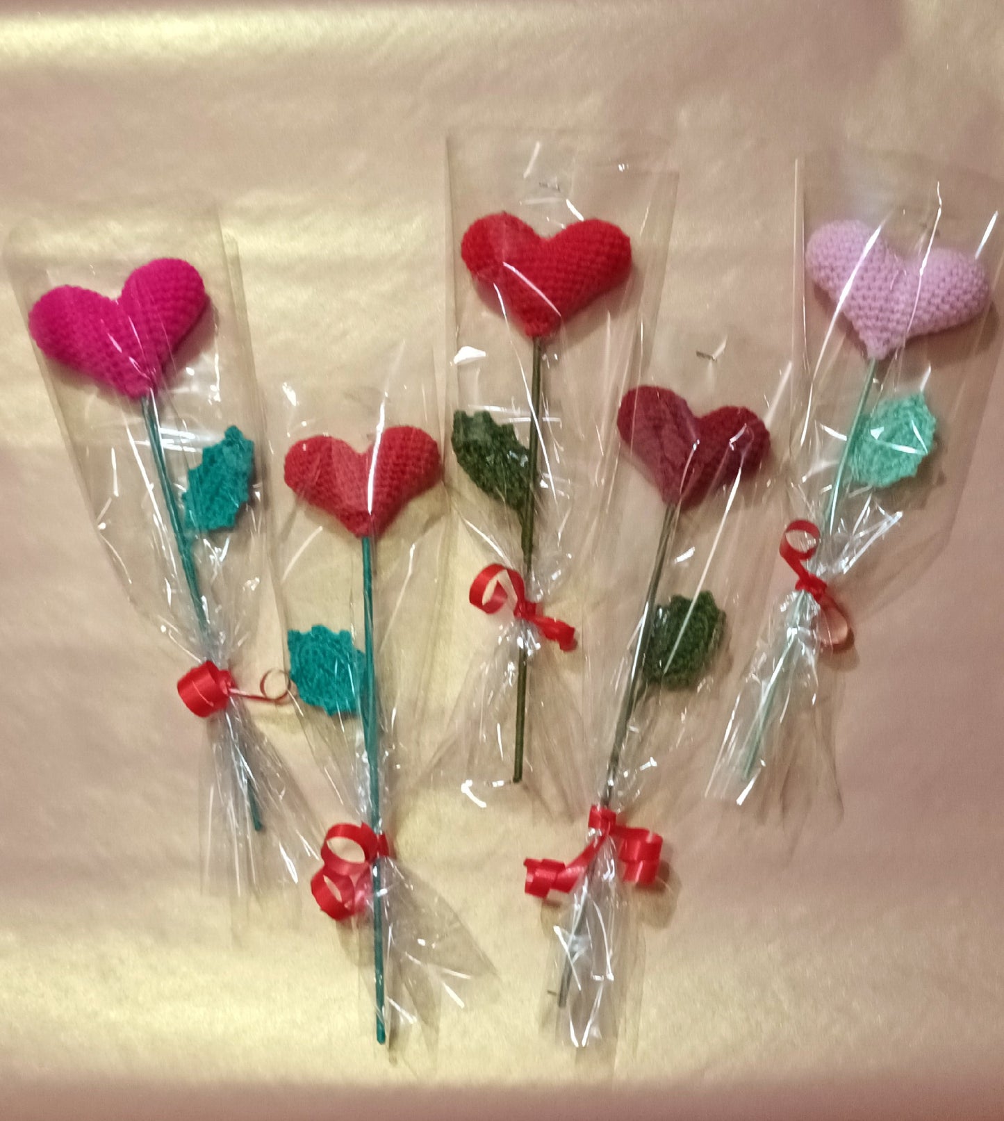 Inimi Croșetate Handmade Decorative - Decorațiuni Elly Roose