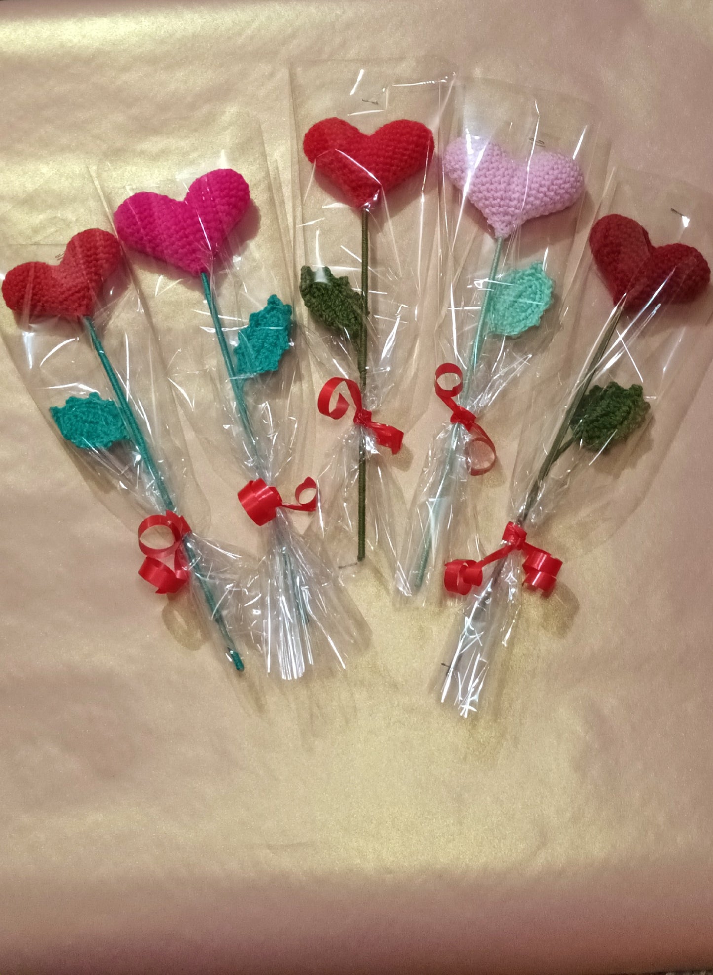 Inimi Croșetate Handmade Decorative - Decorațiuni Elly Roose