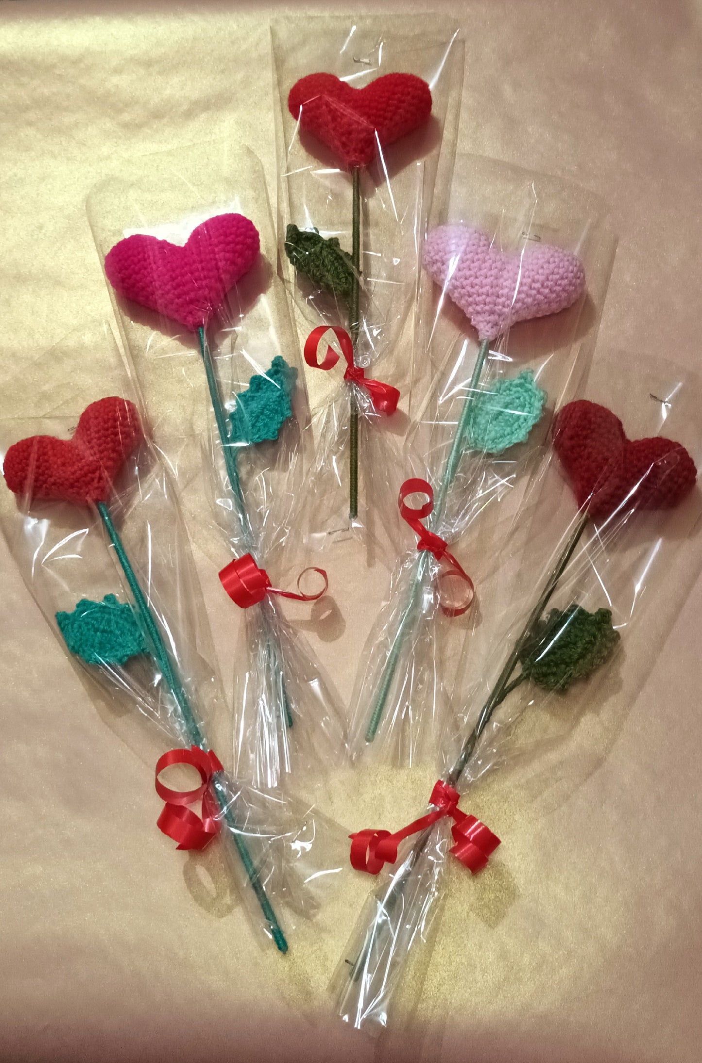 Inimi Croșetate Handmade Decorative - Decorațiuni Elly Roose