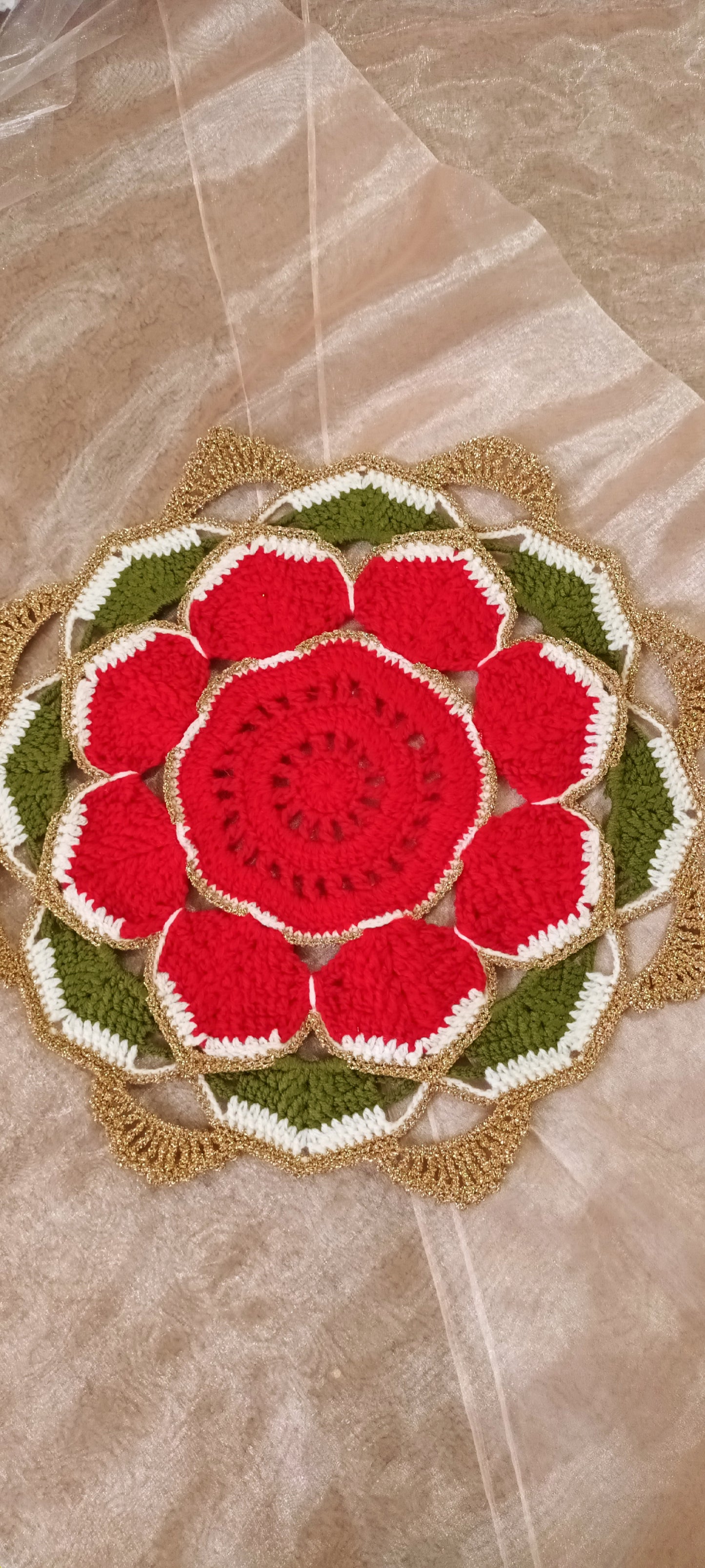 Set Decorațiuni Crăciun Croșetate Handmade - Decorațiuni Elly Roose