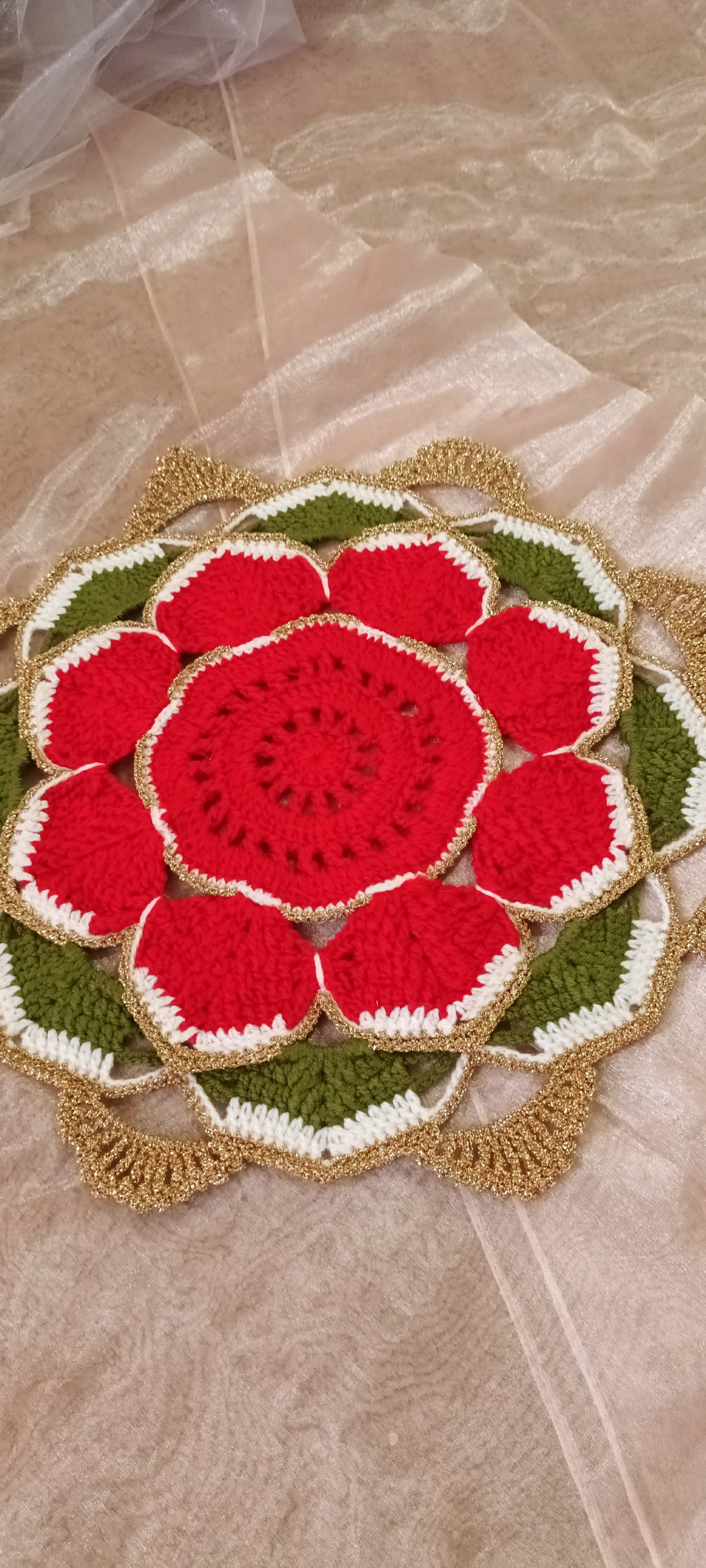 Set Decorațiuni Crăciun Croșetate Handmade - Decorațiuni Elly Roose