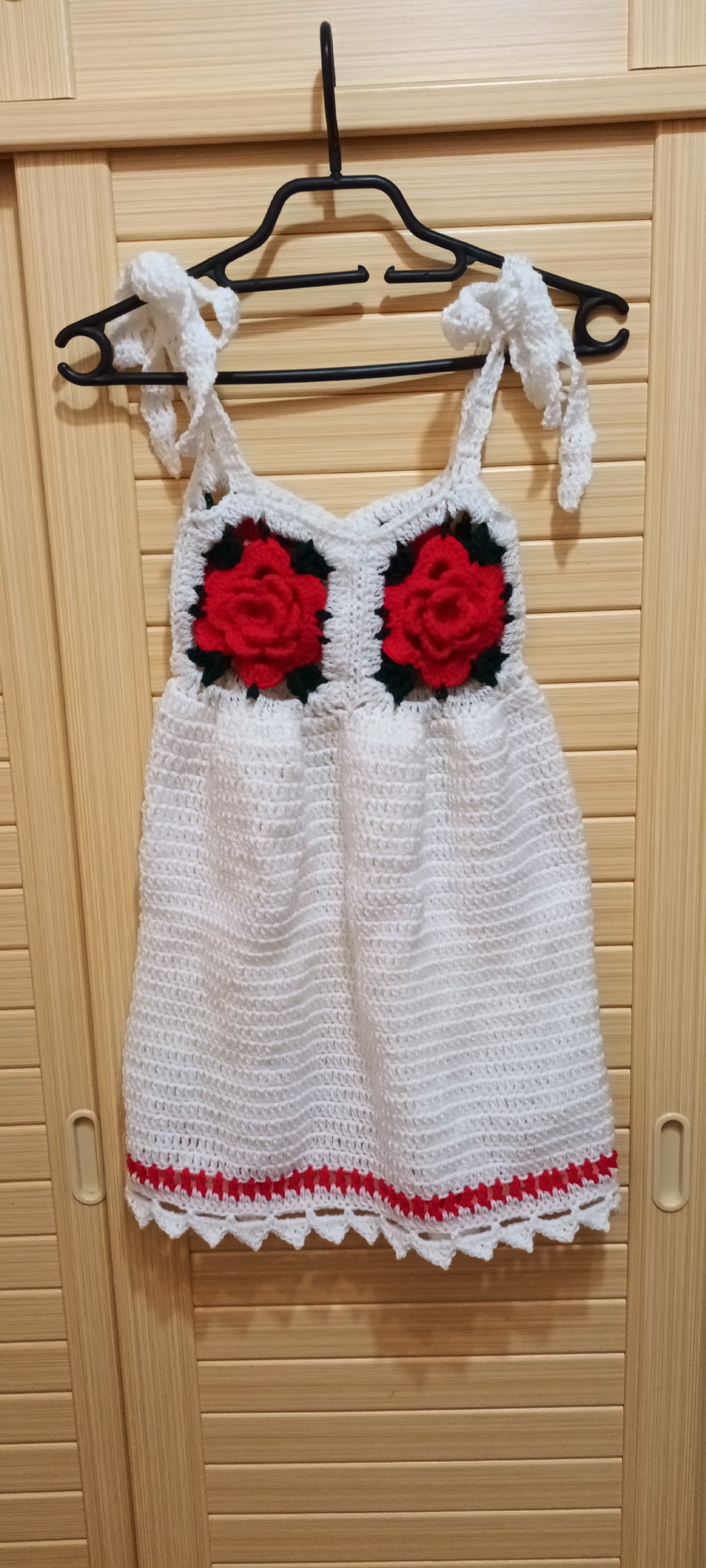 Crocheted children's dress