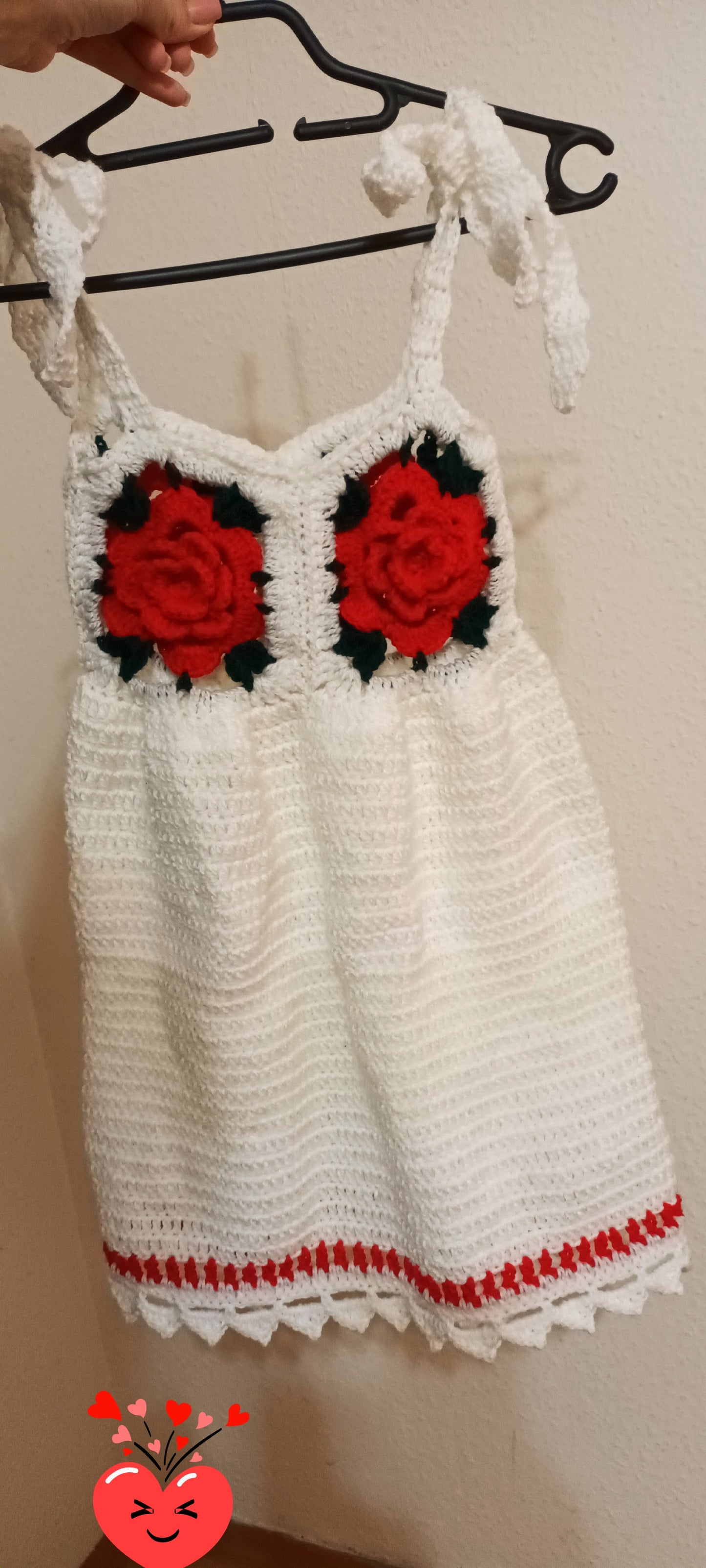 Crocheted children's dress