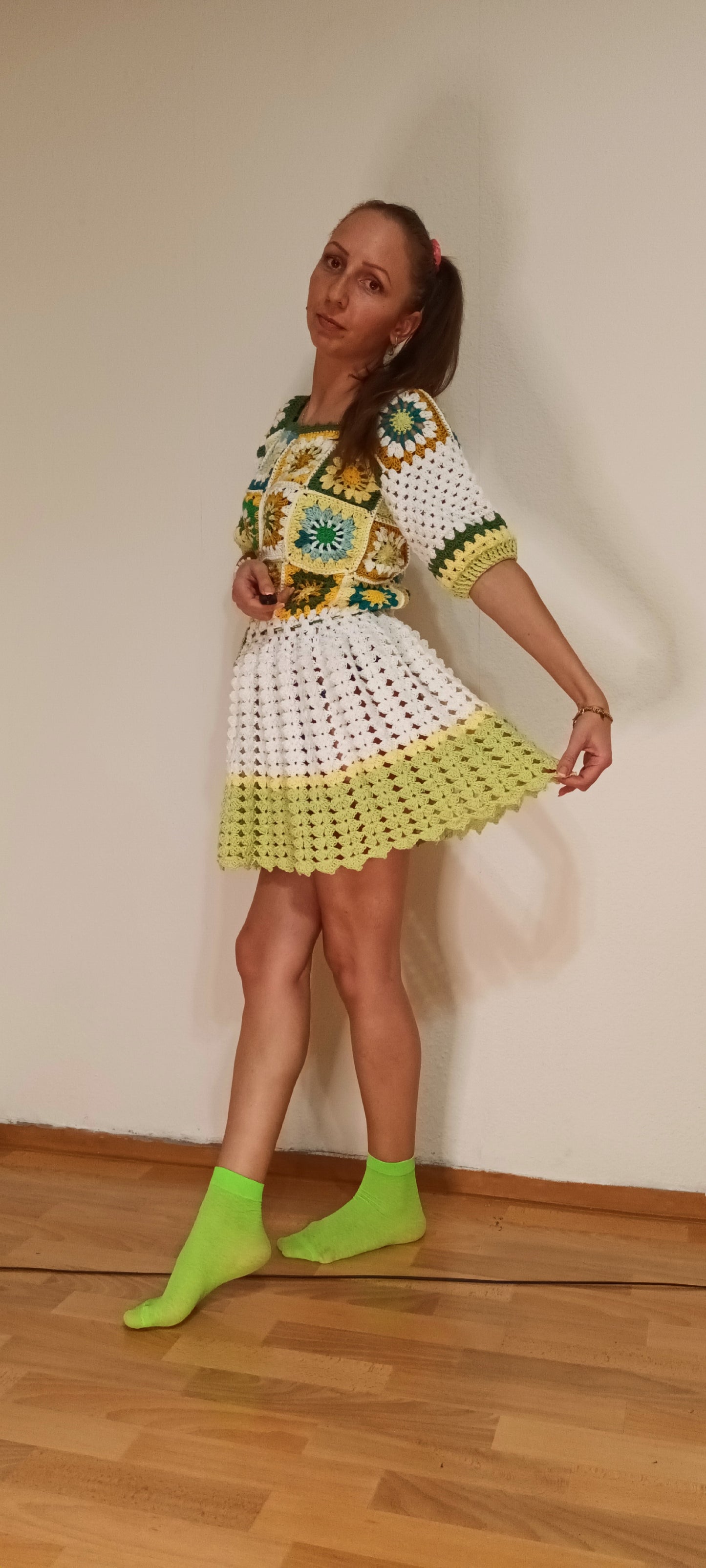 Rochie Croșetată Handmade de Vară - Haine Artizanale Elly Roose