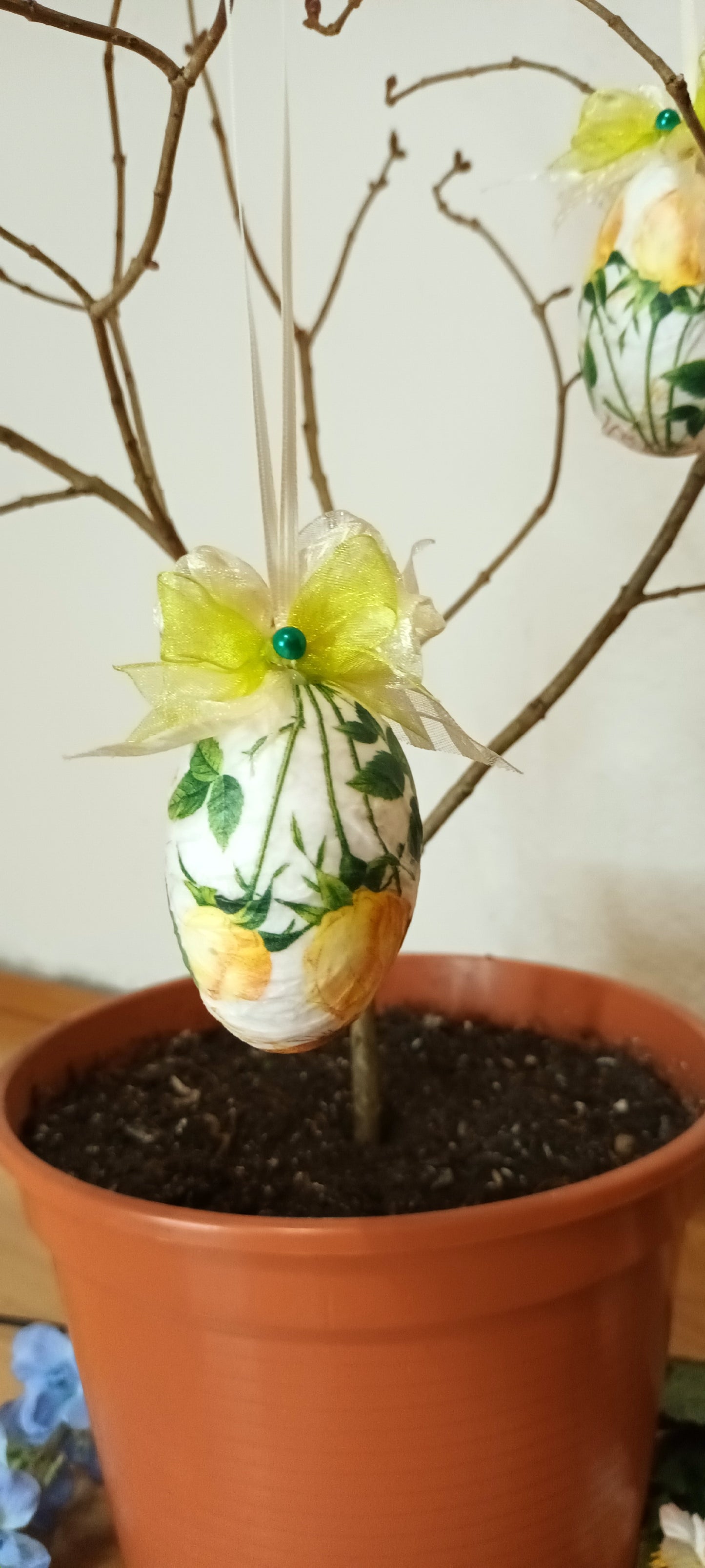 Set 6 Ouă de Paște Handmade - Decorațiuni Tradiționale Elly Roose