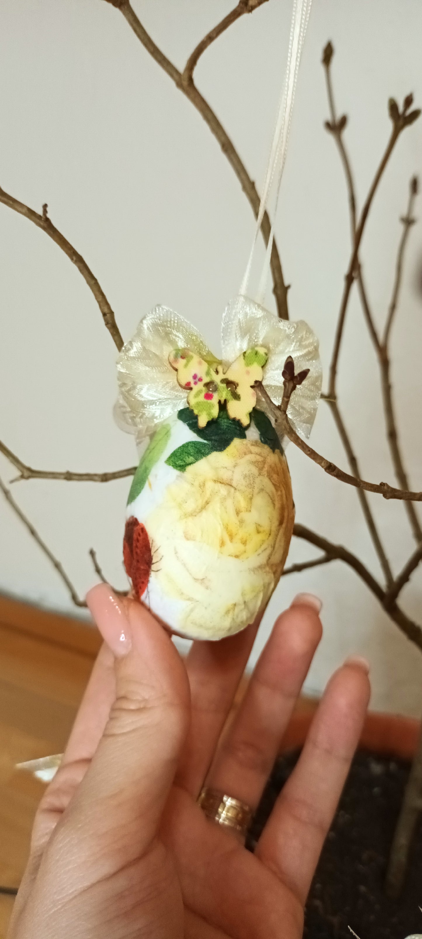 Set 6 Ouă de Paște Handmade - Decorațiuni Tradiționale Elly Roose