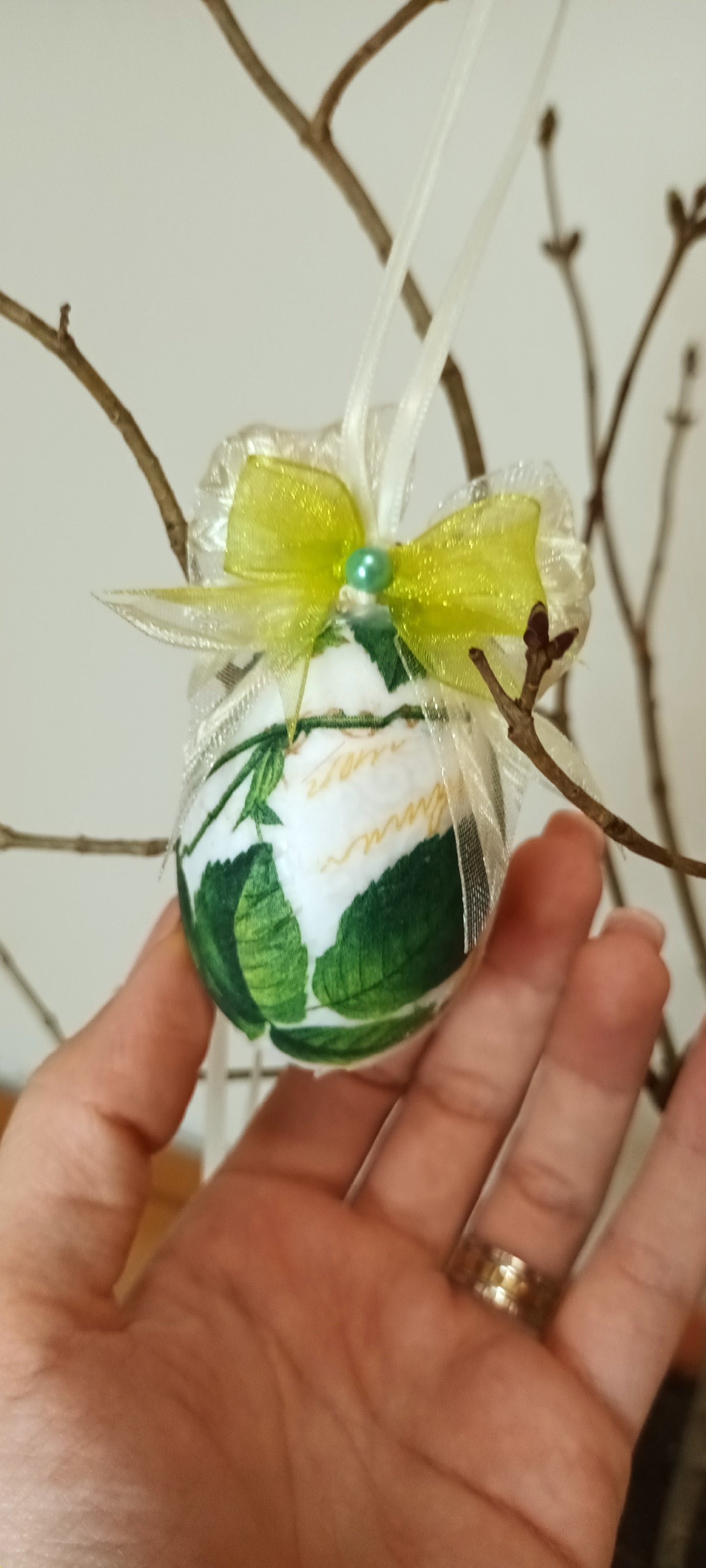 Set 6 Ouă de Paște Handmade - Decorațiuni Tradiționale Elly Roose