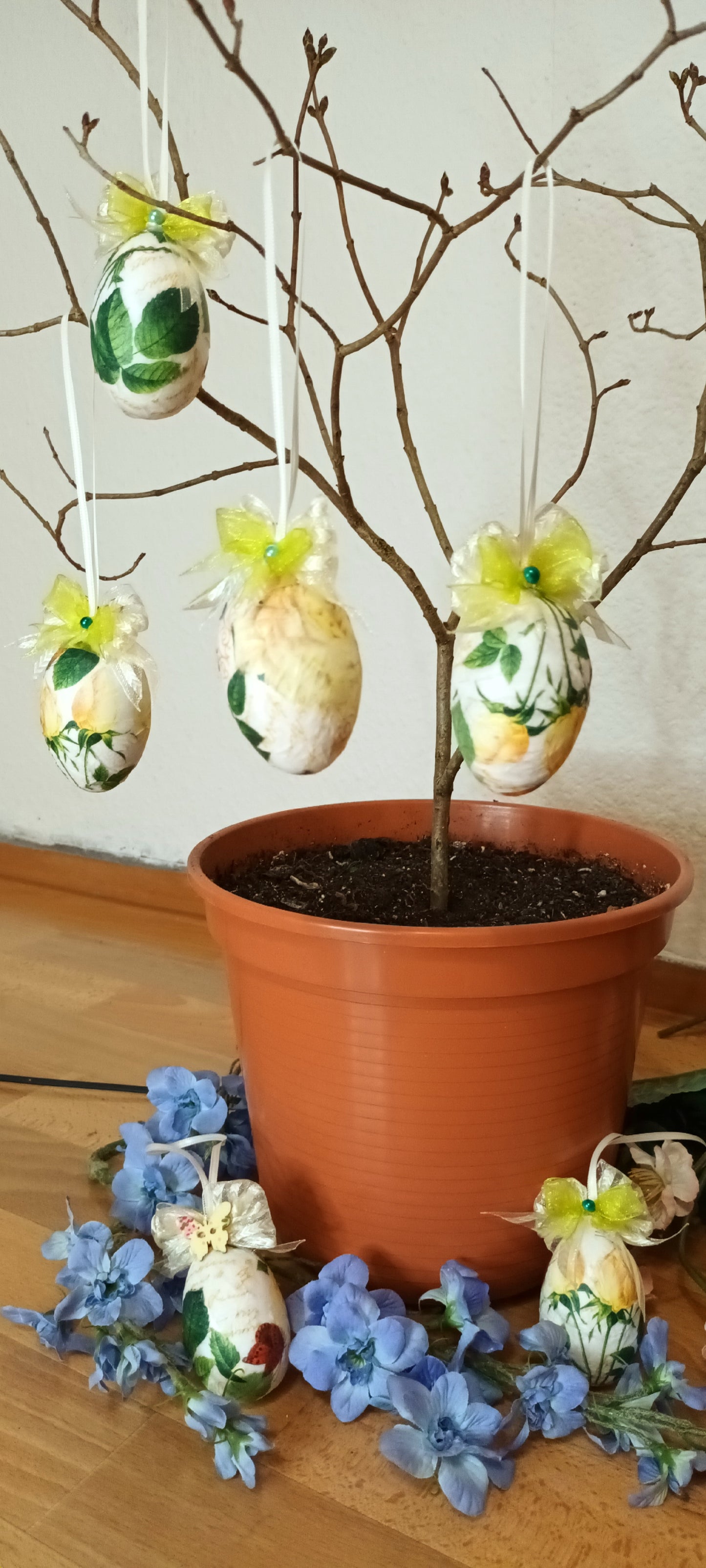 Set 6 Ouă de Paște Handmade - Decorațiuni Tradiționale Elly Roose