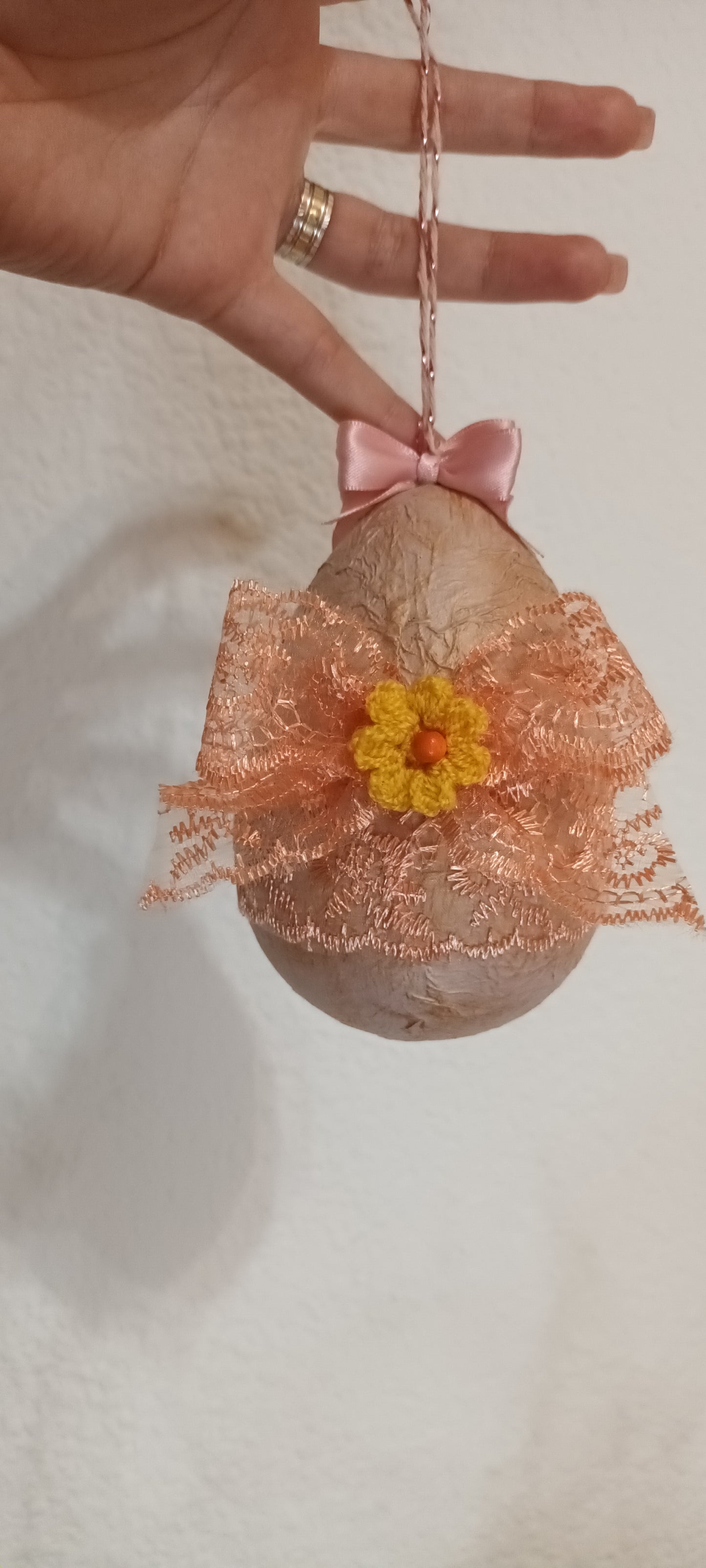 Ou Mare de Paște Handmade Decorativ - Decorațiuni Elly Roose