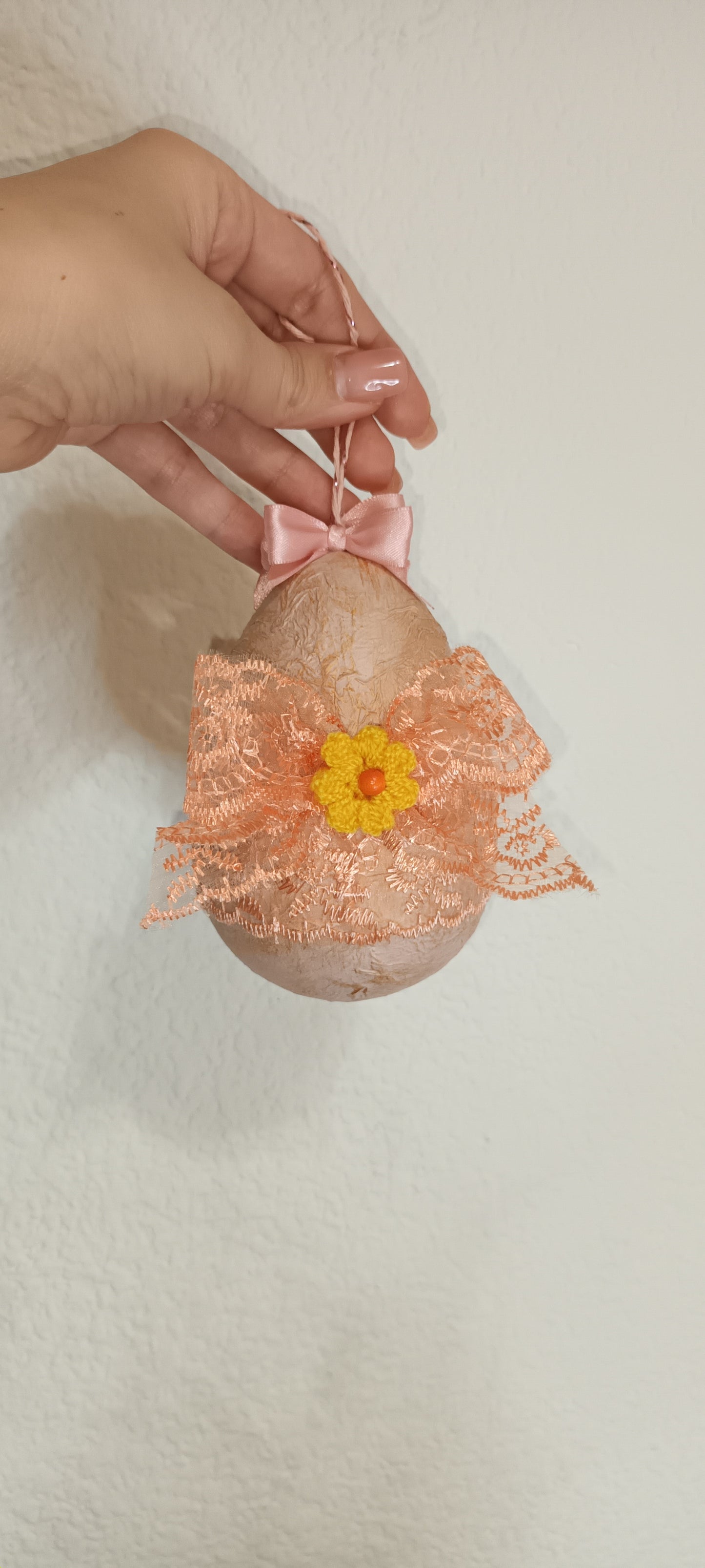 Ou Mare de Paște Handmade Decorativ - Decorațiuni Elly Roose