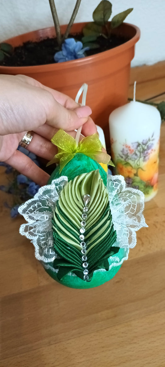 Ou Mare de Paște Handmade Decorativ - Decorațiuni Elly Roose