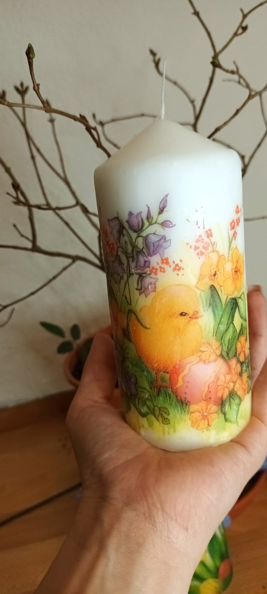 Lumânare Artizanală Handmade Premium - Decorațiuni Elly Roose