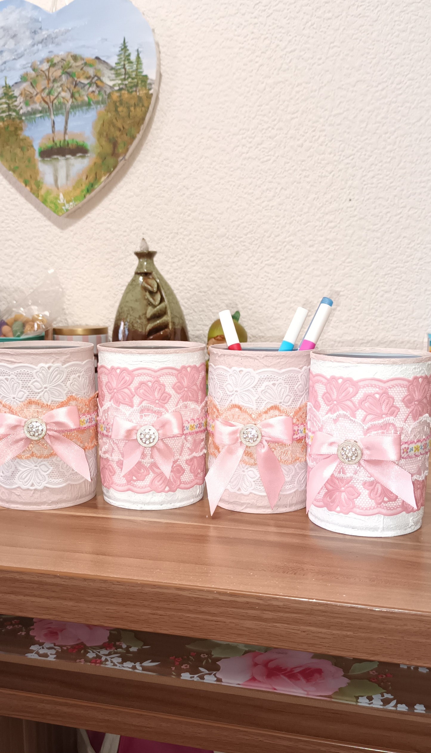 Set 4 Cutii Decorative Handmade - Organizare Premium Elly Roose