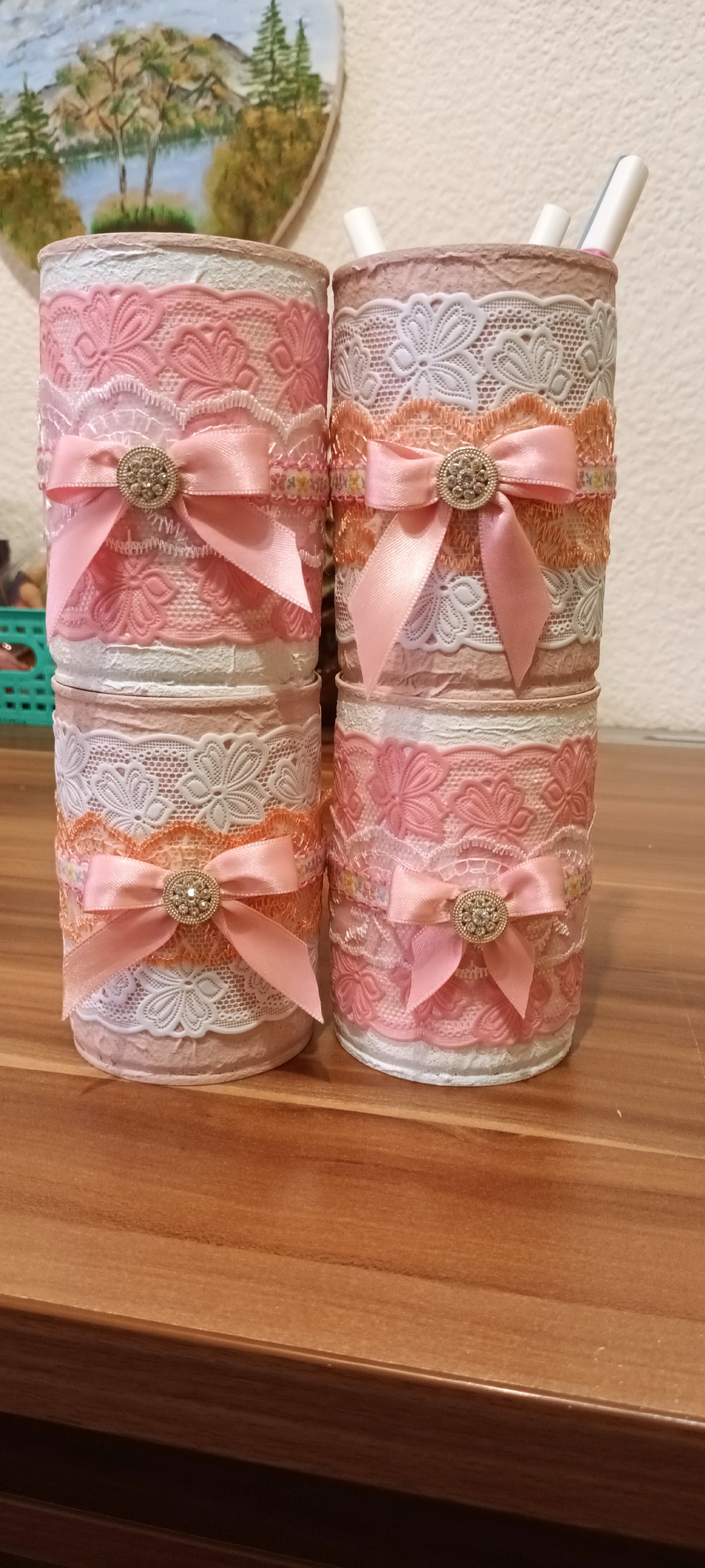 Set 4 Cutii Decorative Handmade - Organizare Premium Elly Roose