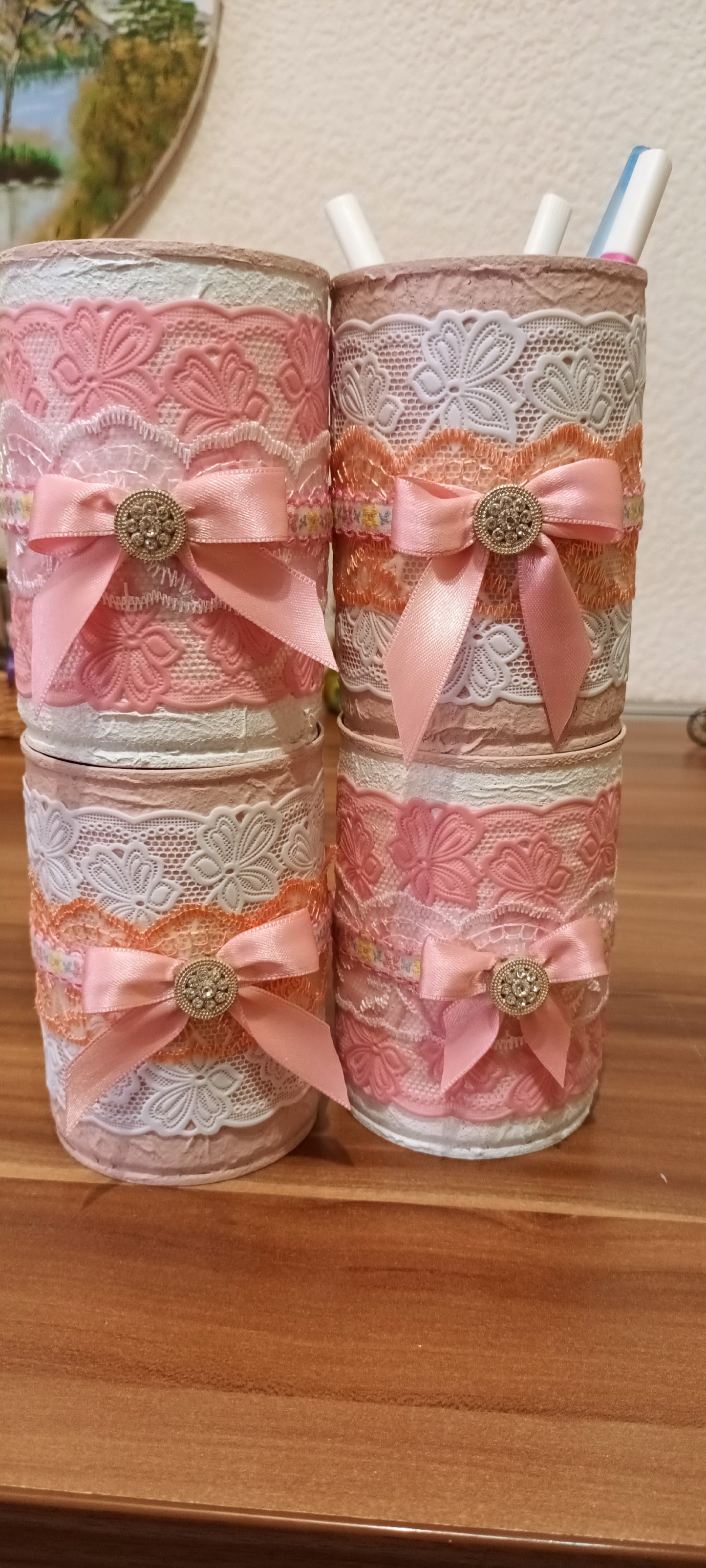 Set 4 Cutii Decorative Handmade - Organizare Premium Elly Roose