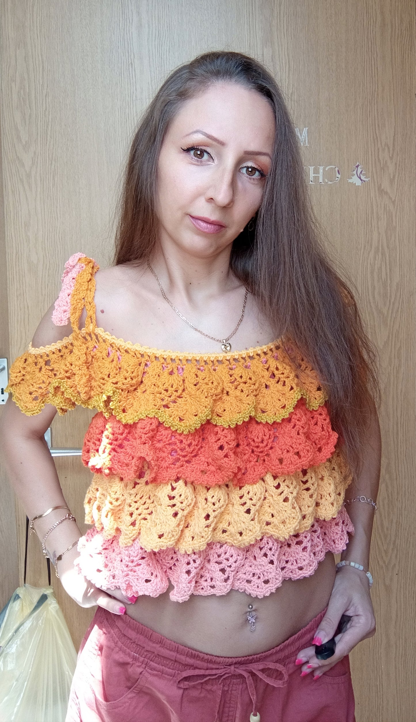 Bluză Croșetată Versatilă Handmade - Haine Artizanale Elly Roose