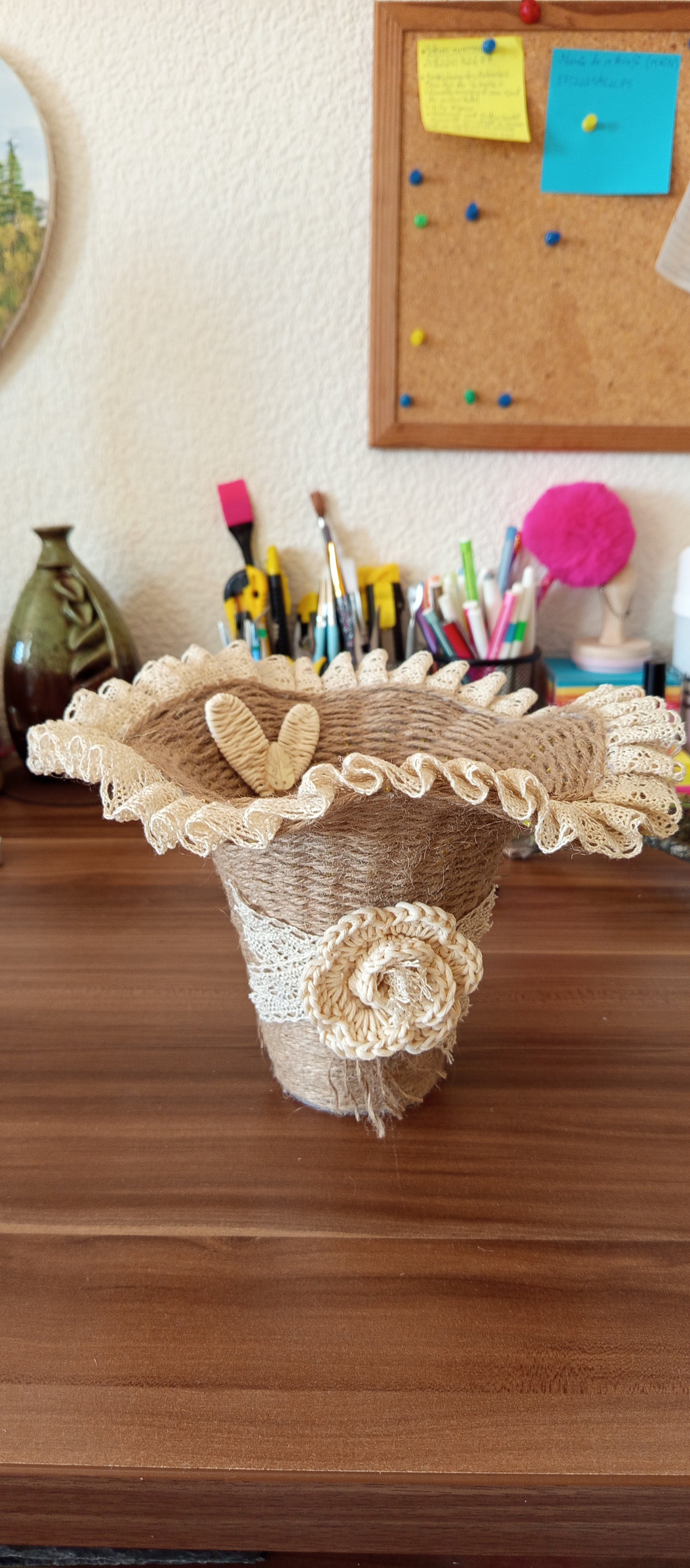 Coș Decorativ Handmade pentru Depozitare - Decorațiuni Elly Roose