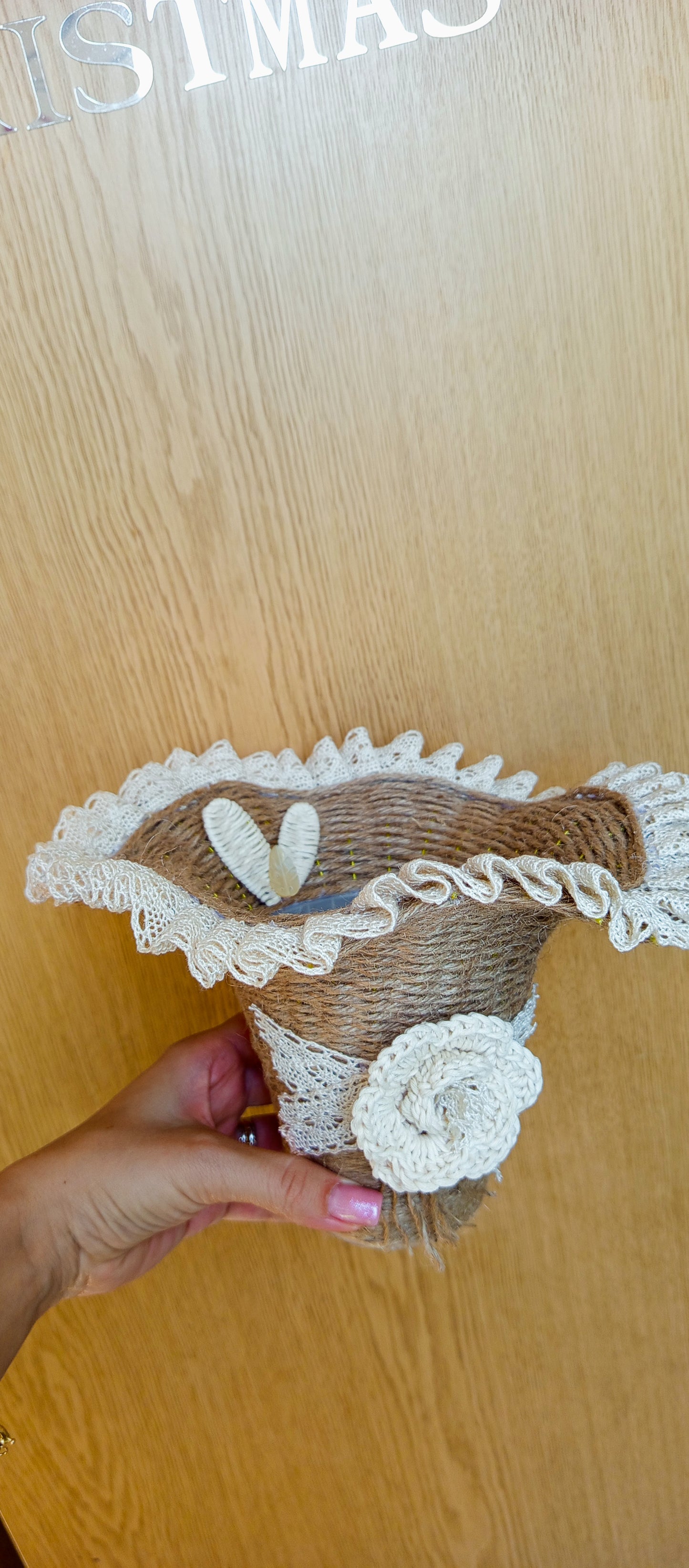 Coș Decorativ Handmade pentru Depozitare - Decorațiuni Elly Roose