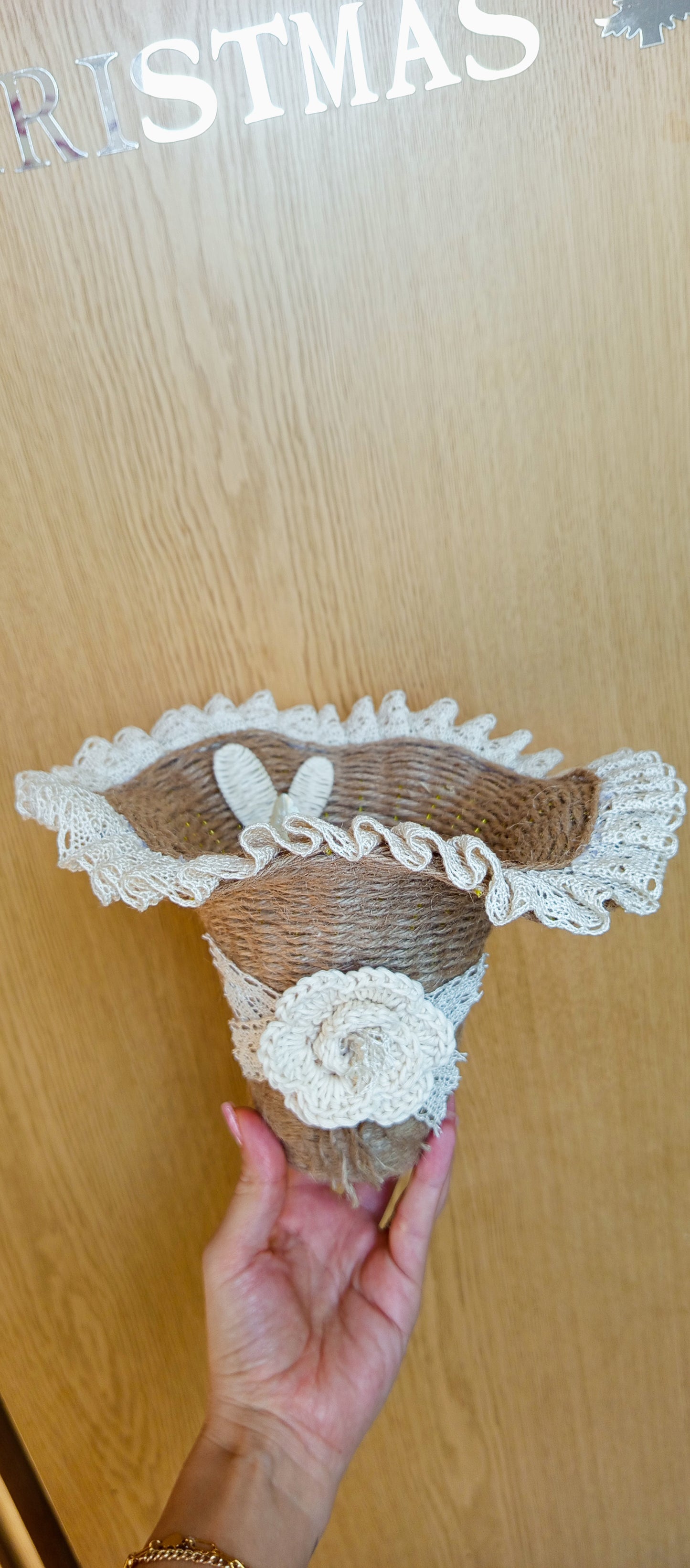 Coș Decorativ Handmade pentru Depozitare - Decorațiuni Elly Roose
