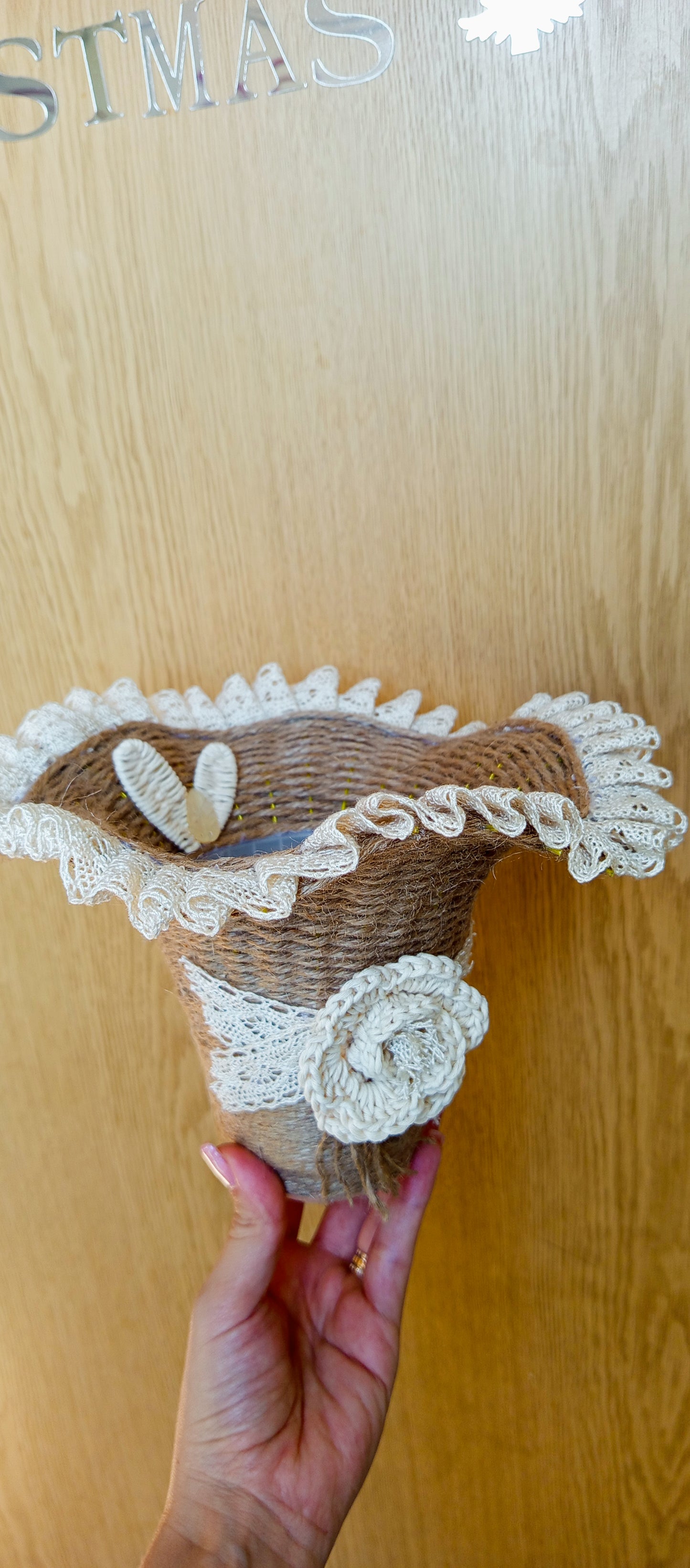 Coș Decorativ Handmade pentru Depozitare - Decorațiuni Elly Roose
