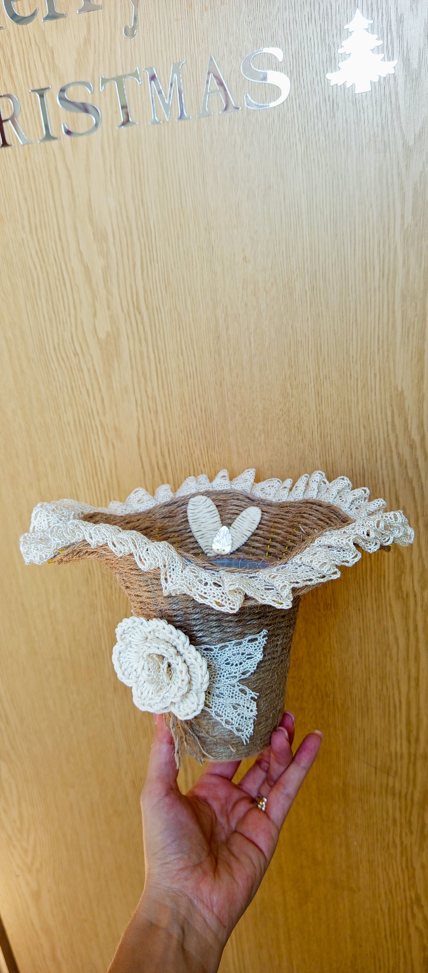 Coș Decorativ Handmade pentru Depozitare - Decorațiuni Elly Roose