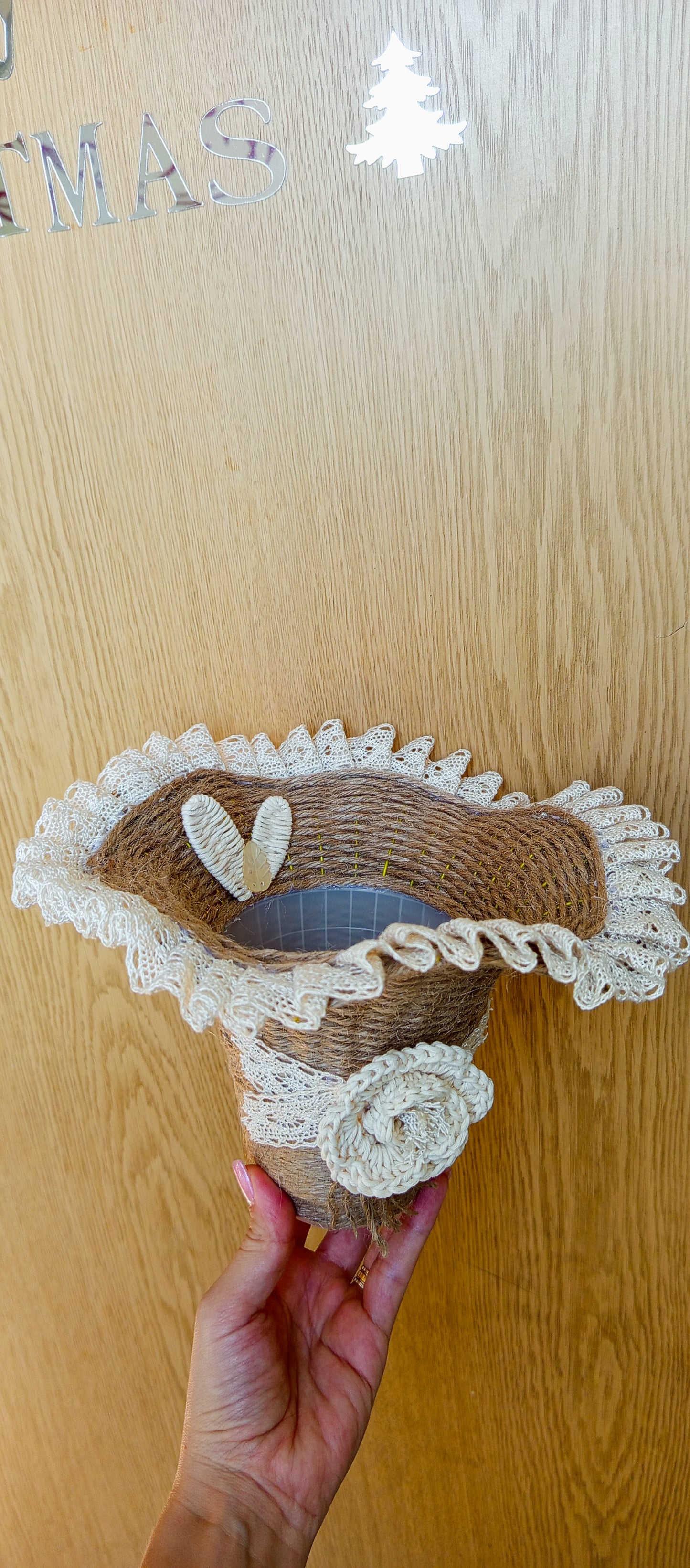 Coș Decorativ Handmade pentru Depozitare - Decorațiuni Elly Roose