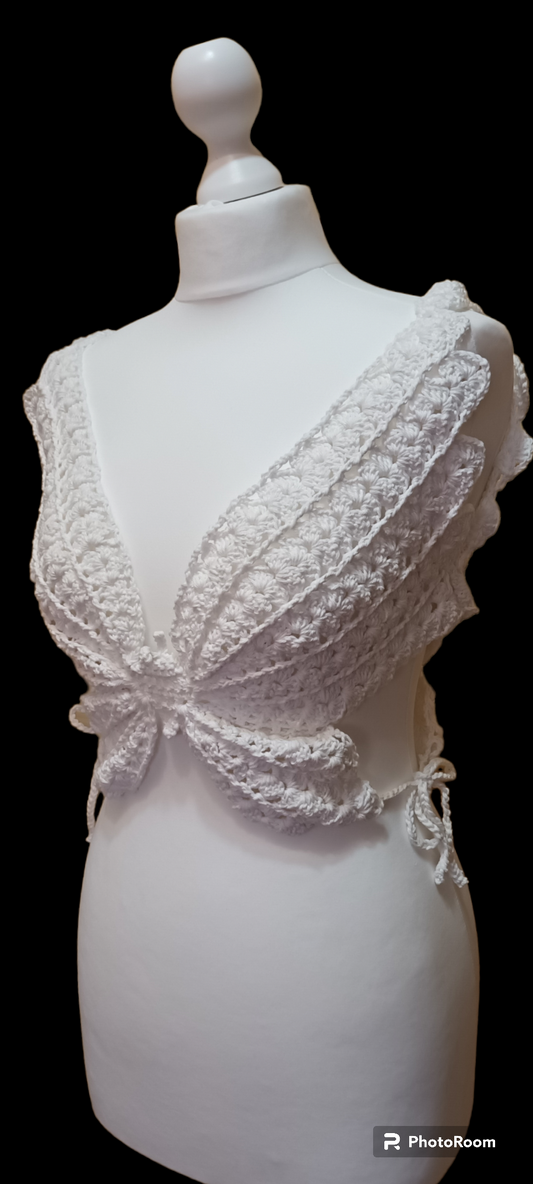 Top Croșetat Handmade de Vară - Haine Artizanale Elly Roose