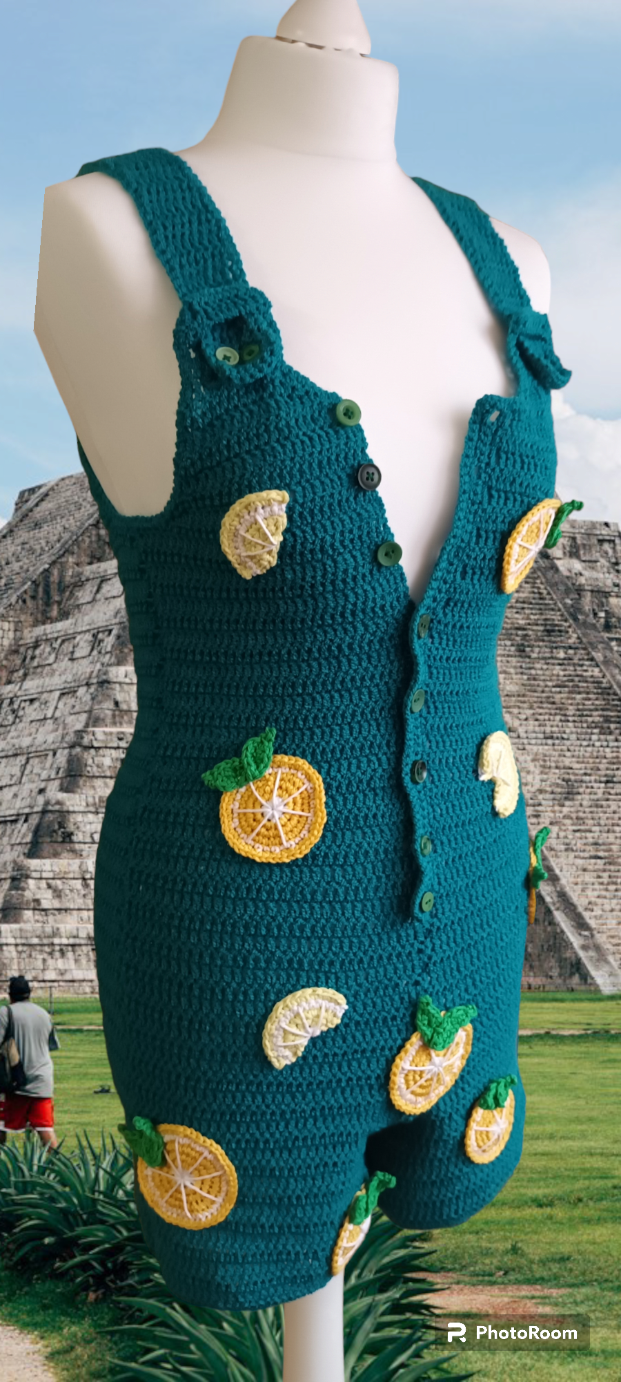 Salopetă Croșetată Handmade de Vară - Haine Artizanale Elly Roose