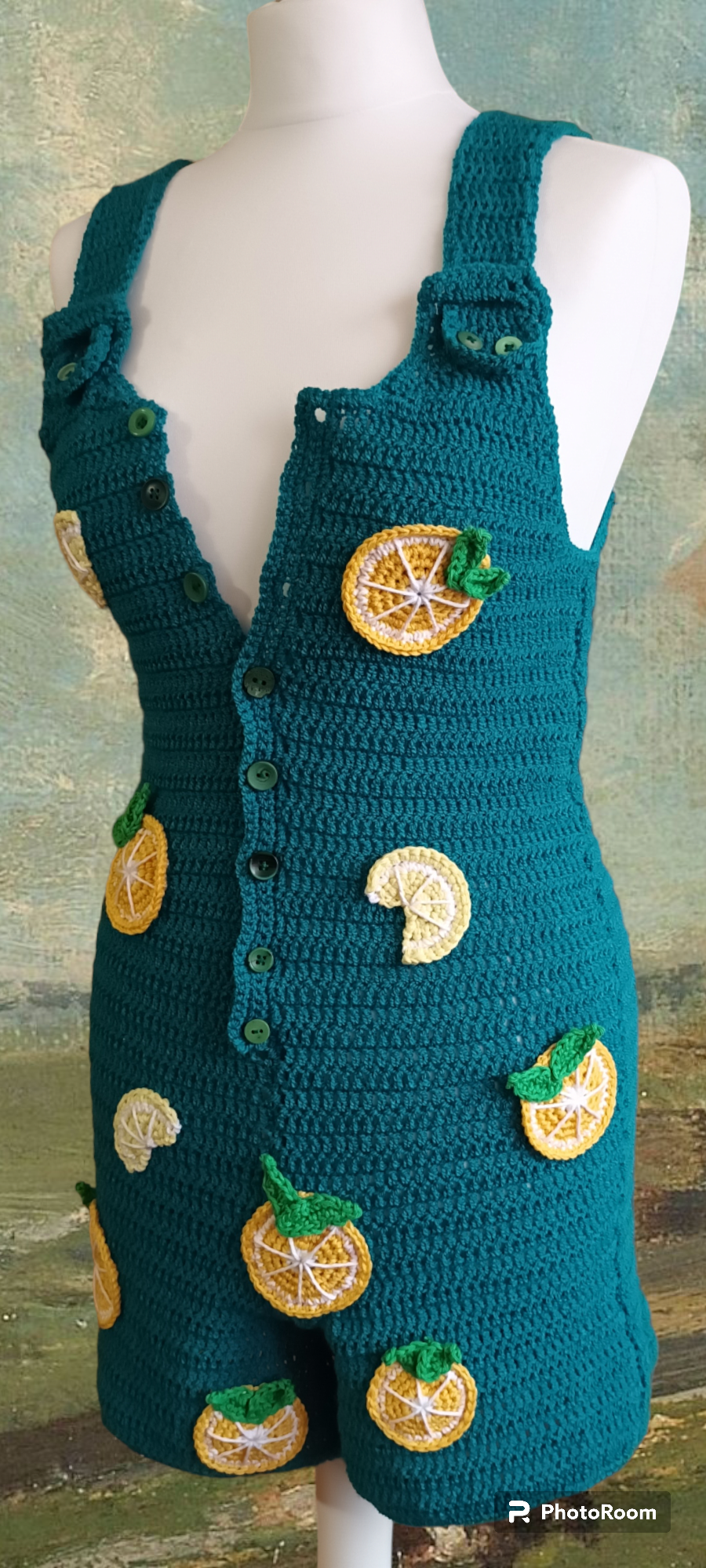 Salopetă Croșetată Handmade de Vară - Haine Artizanale Elly Roose