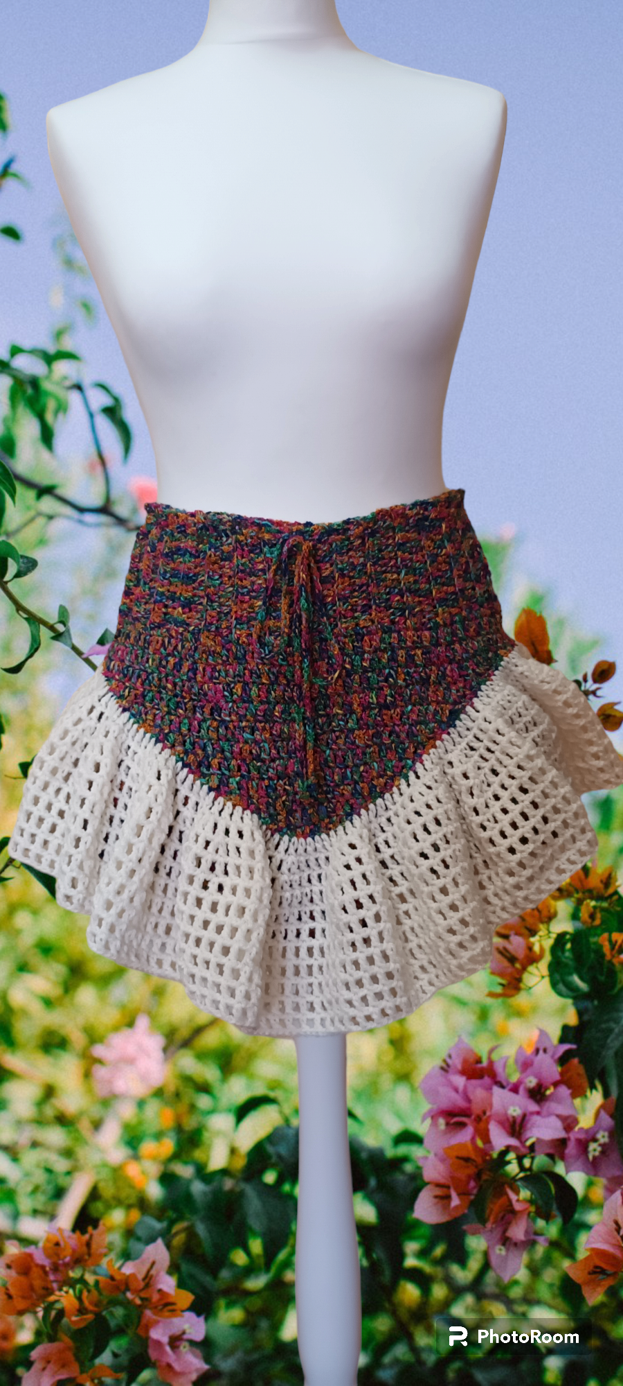 Fustă-Pantalon Croșetată Handmade de Vară - Haine Artizanale Elly Roose