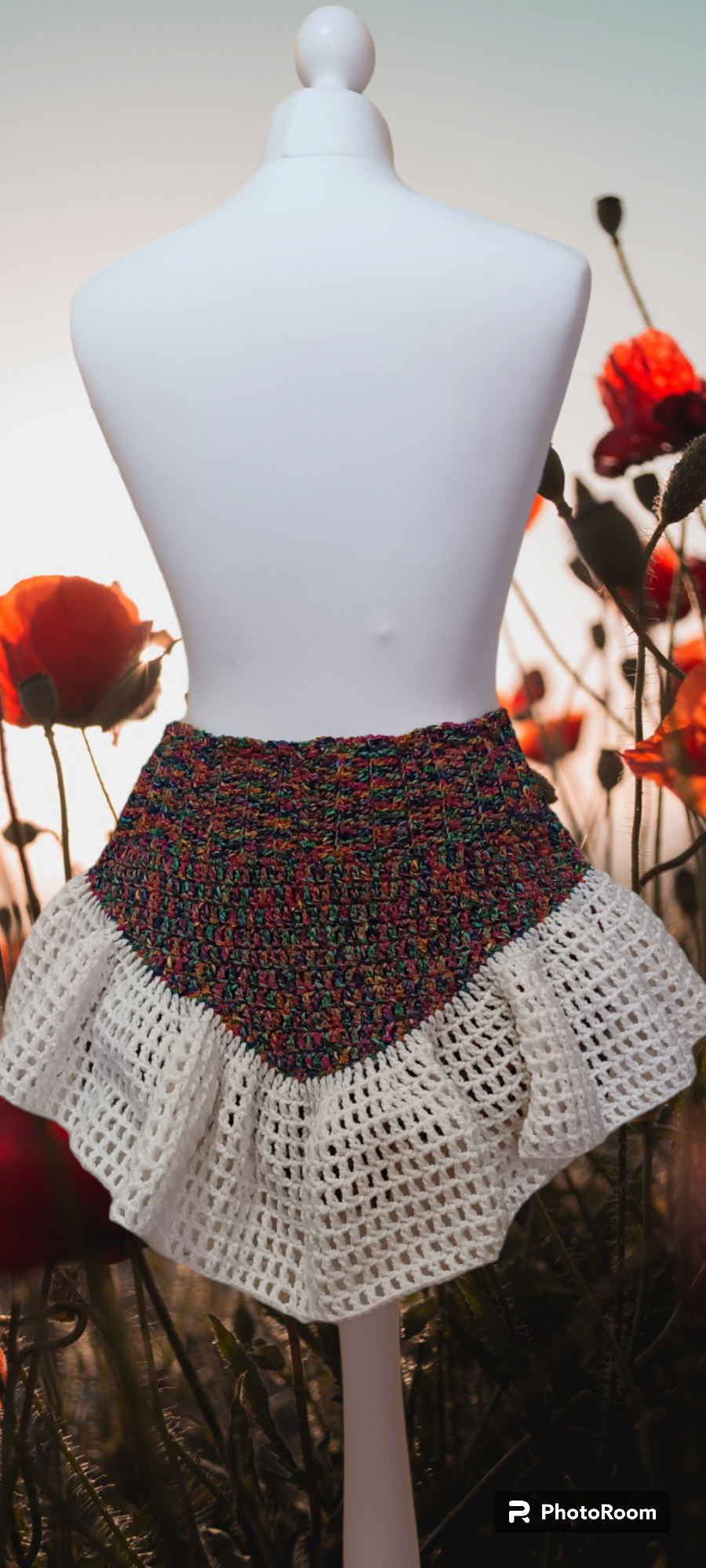 Fustă-Pantalon Croșetată Handmade de Vară - Haine Artizanale Elly Roose