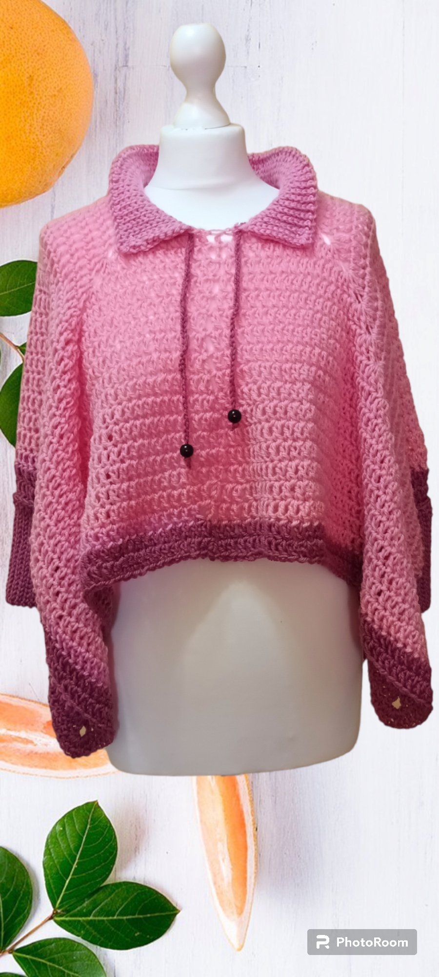 Poncho Croșetat Handmade de Toamnă-Iarnă - Haine Artizanale Elly Roose