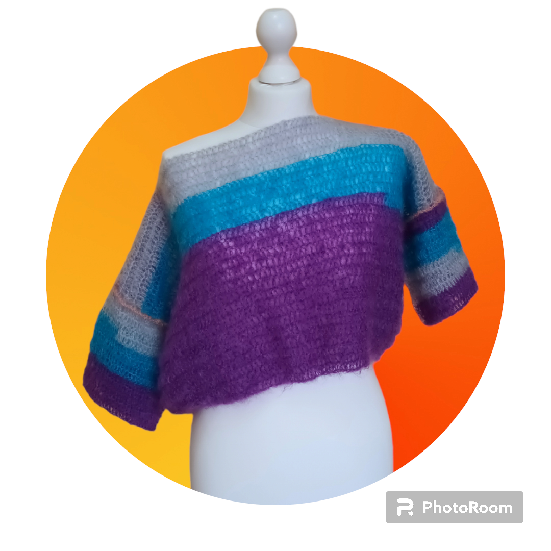 Bluză Croșetată Handmade de Vară - Haine Artizanale Elly Roose