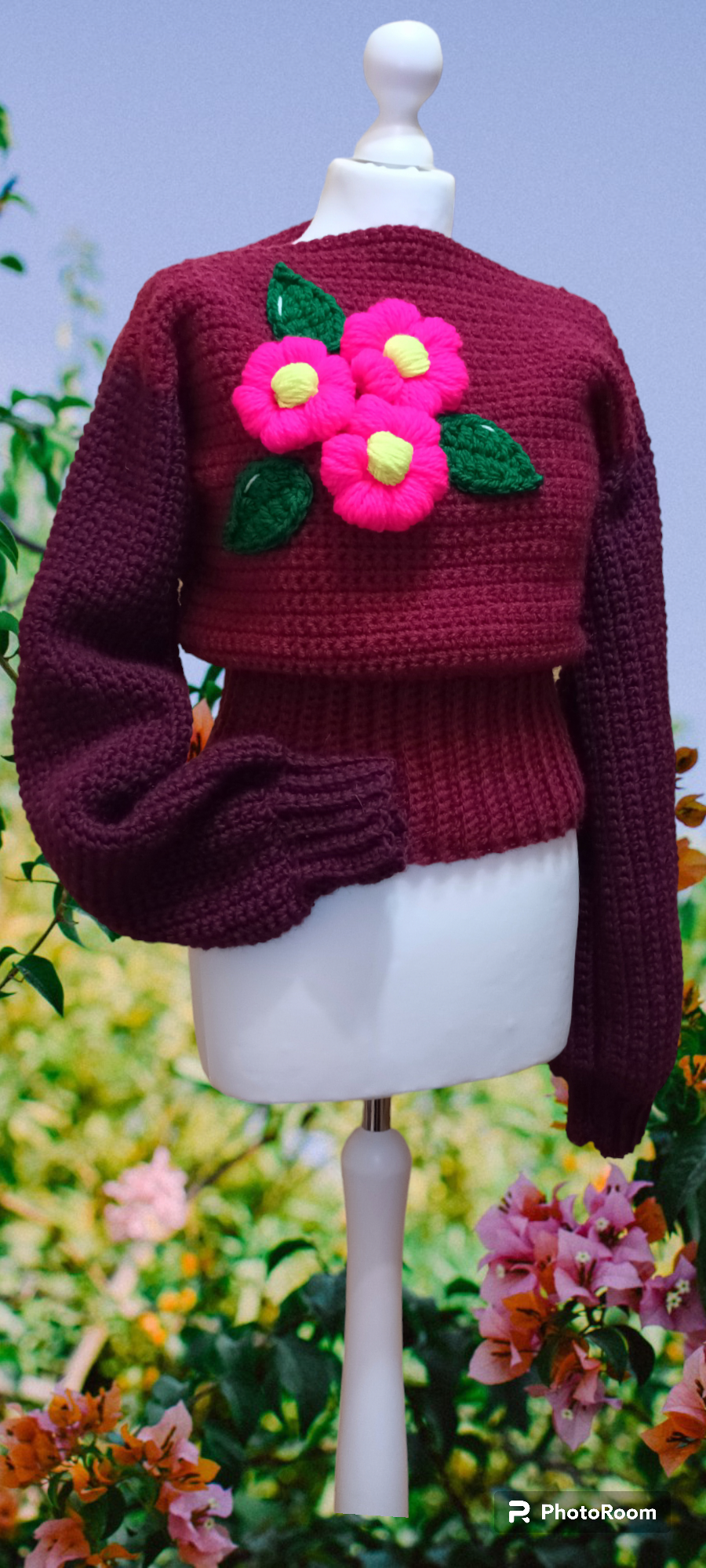 Pulover Croșetat Handmade de Iarnă - Haine Artizanale Elly Roose