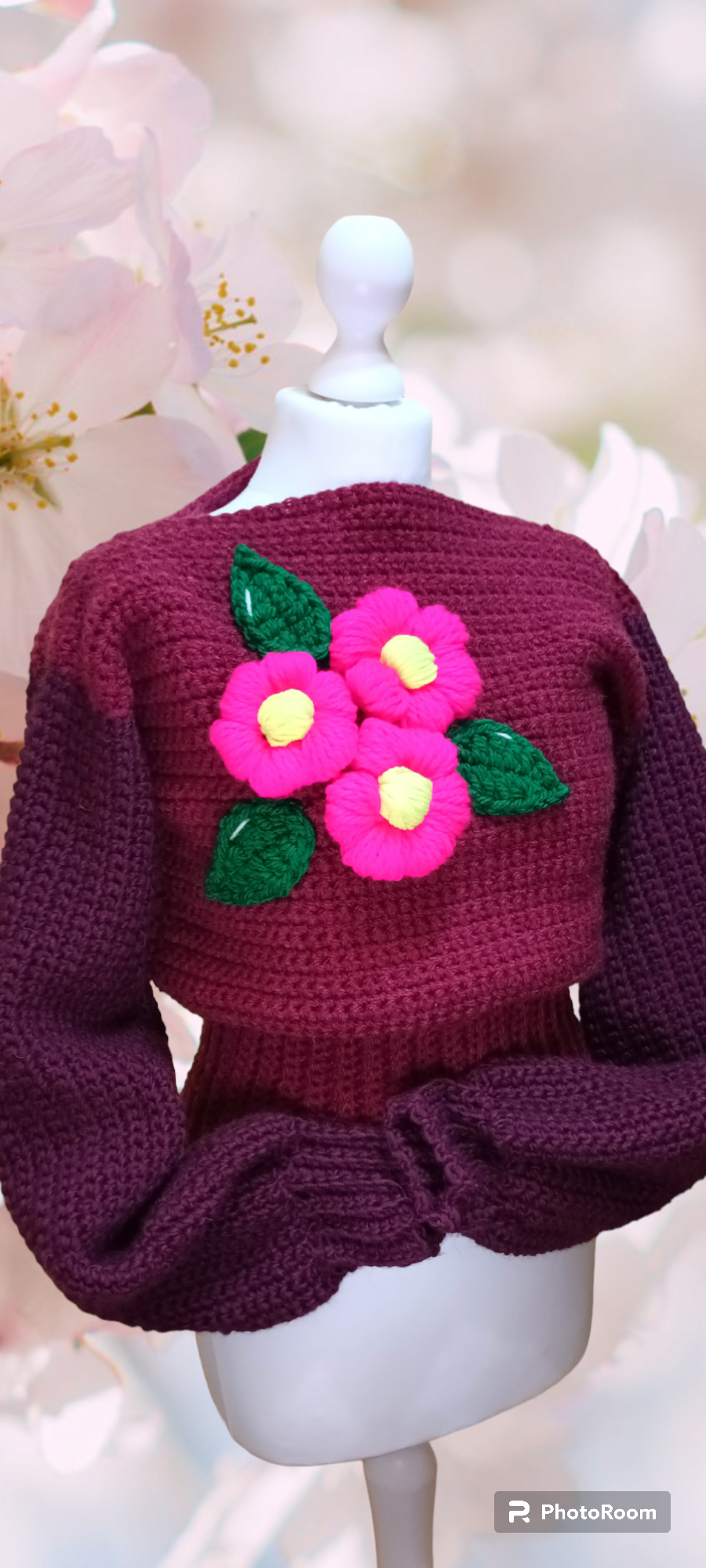 Pulover Croșetat Handmade de Iarnă - Haine Artizanale Elly Roose