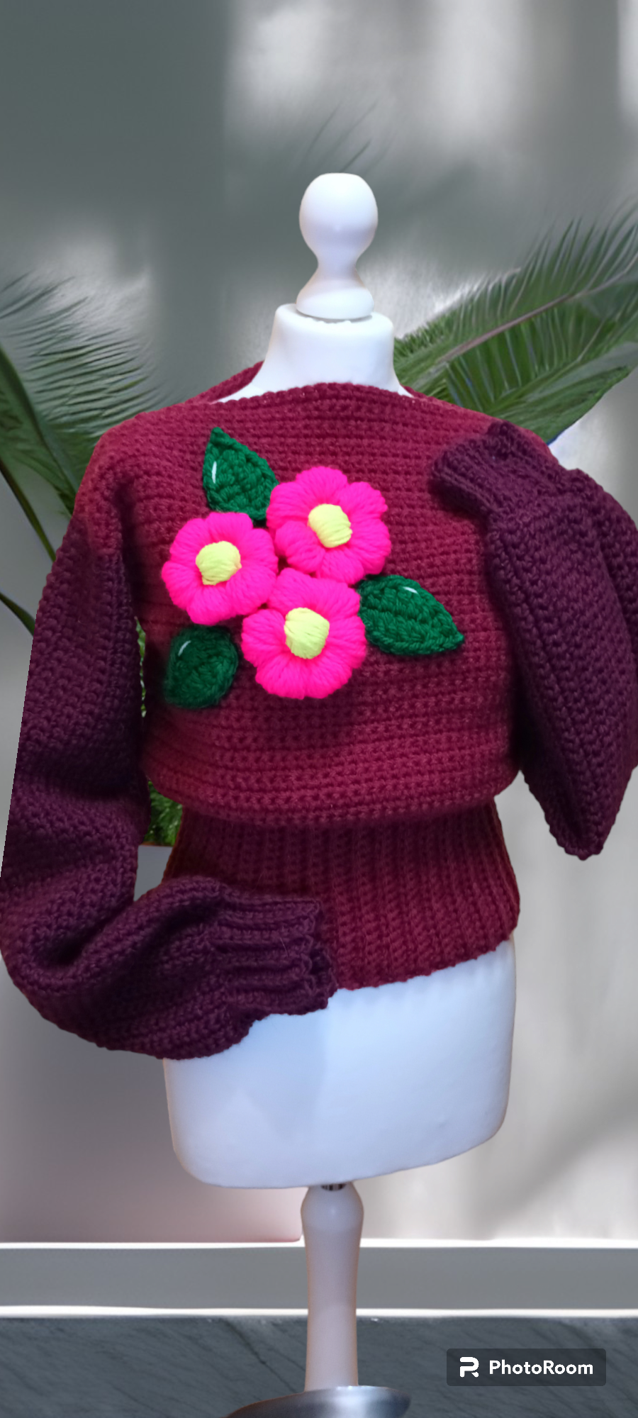 Pulover Croșetat Handmade de Iarnă - Haine Artizanale Elly Roose