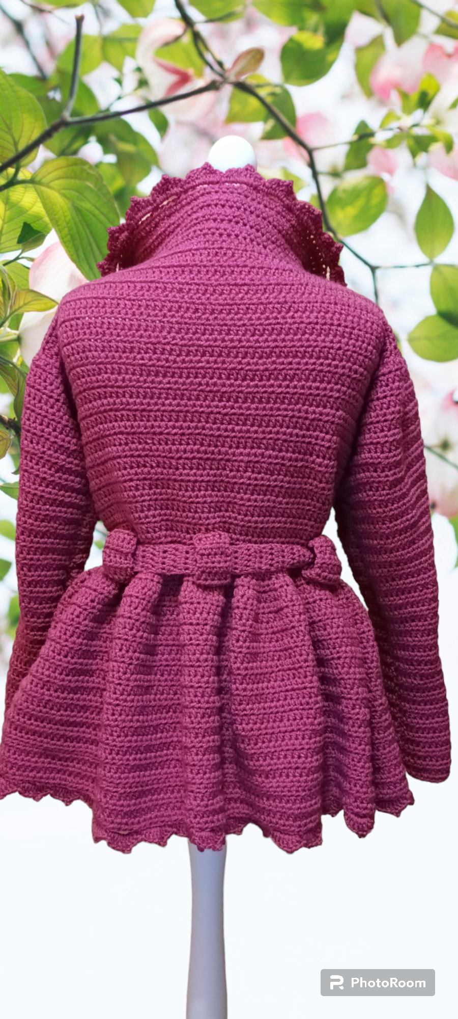 Jachetă Croșetată Handmade de Iarnă - Haine Artizanale Elly Roose