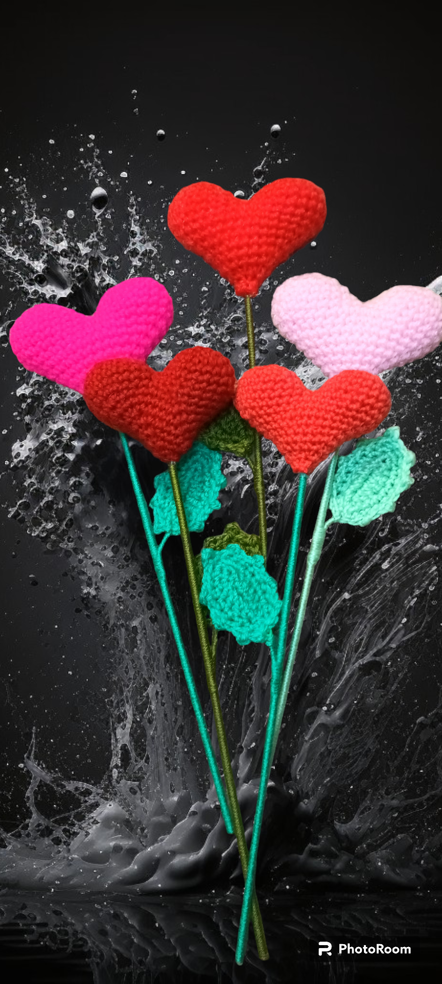 Inimi Croșetate Handmade Decorative - Decorațiuni Elly Roose