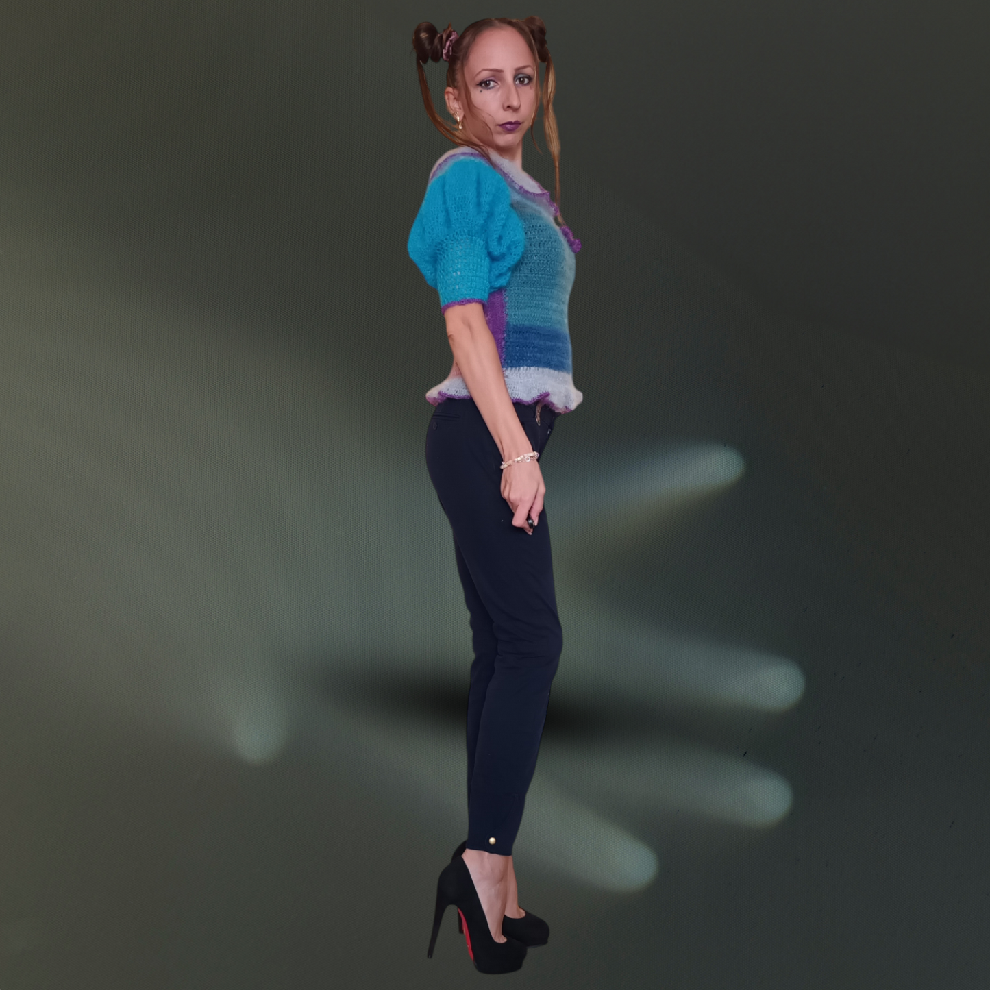 Bluză Croșetată Handmade Elegantă - Haine Artizanale Elly Roose