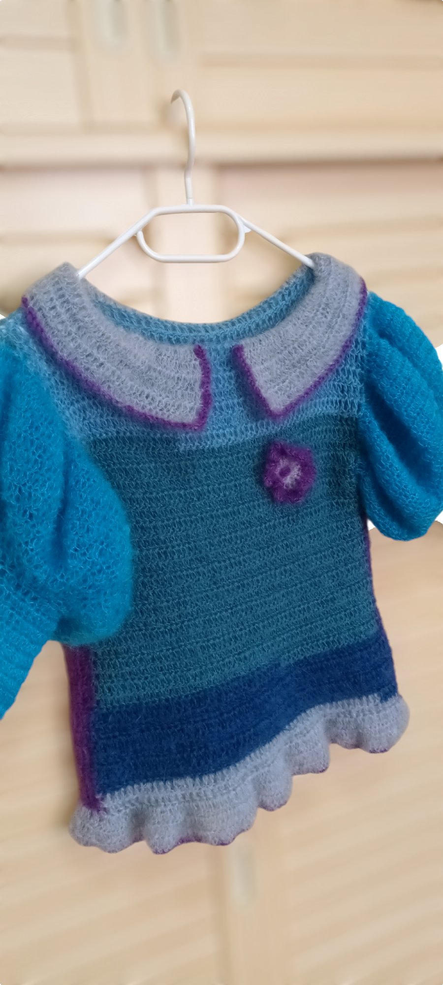 Bluză Croșetată Handmade Elegantă - Haine Artizanale Elly Roose