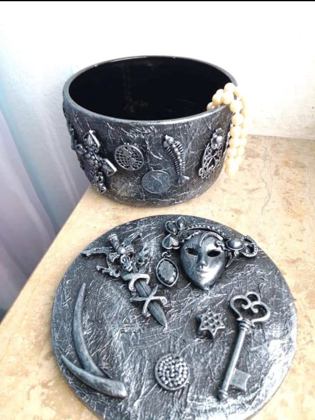 Cutiuță Bijuterii din Sticlă Handmade - Decorațiuni Elly Roose